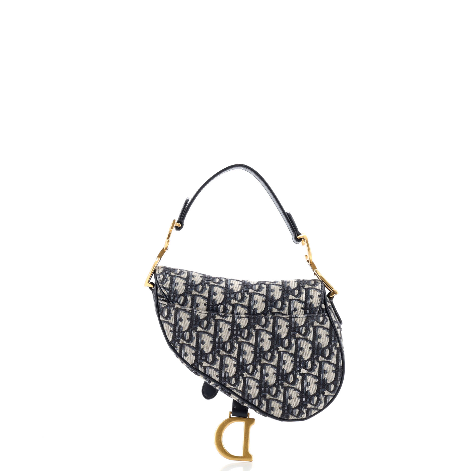 Saddle Handbag Oblique Canvas Mini