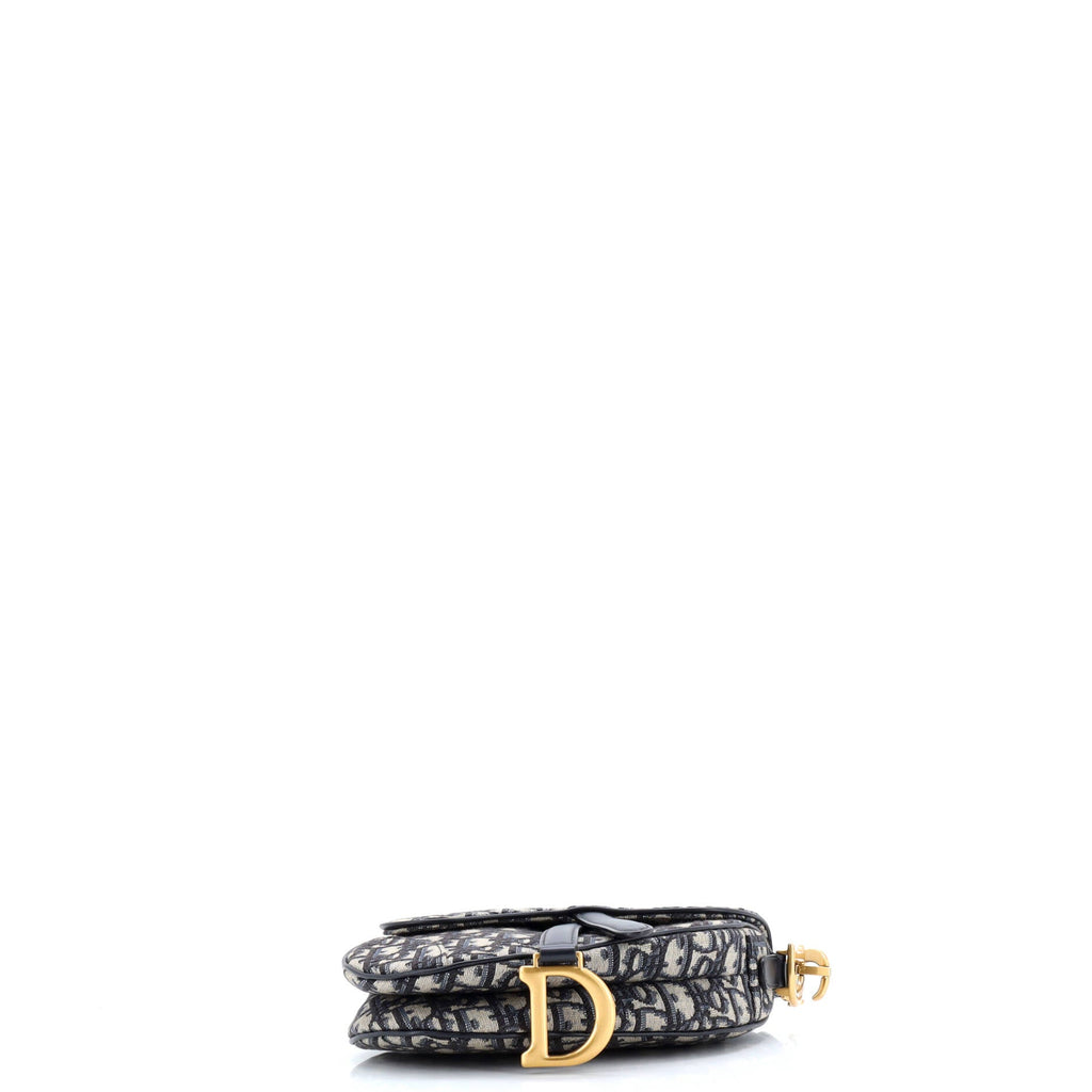 Saddle Handbag Oblique Canvas Mini