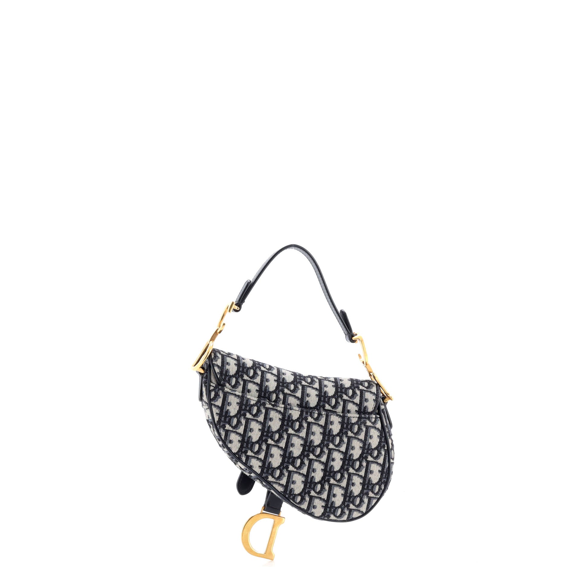 Saddle Handbag Oblique Canvas Mini