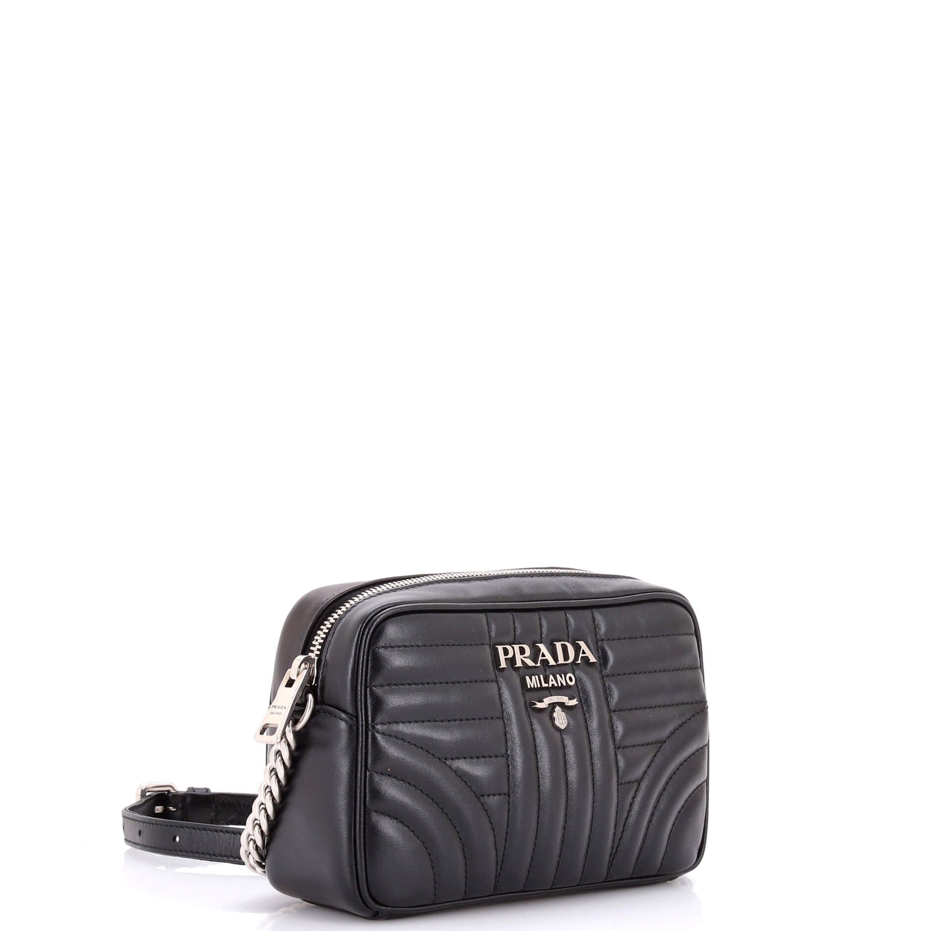 Camera Bag Diagramme Quilted Leather Small
