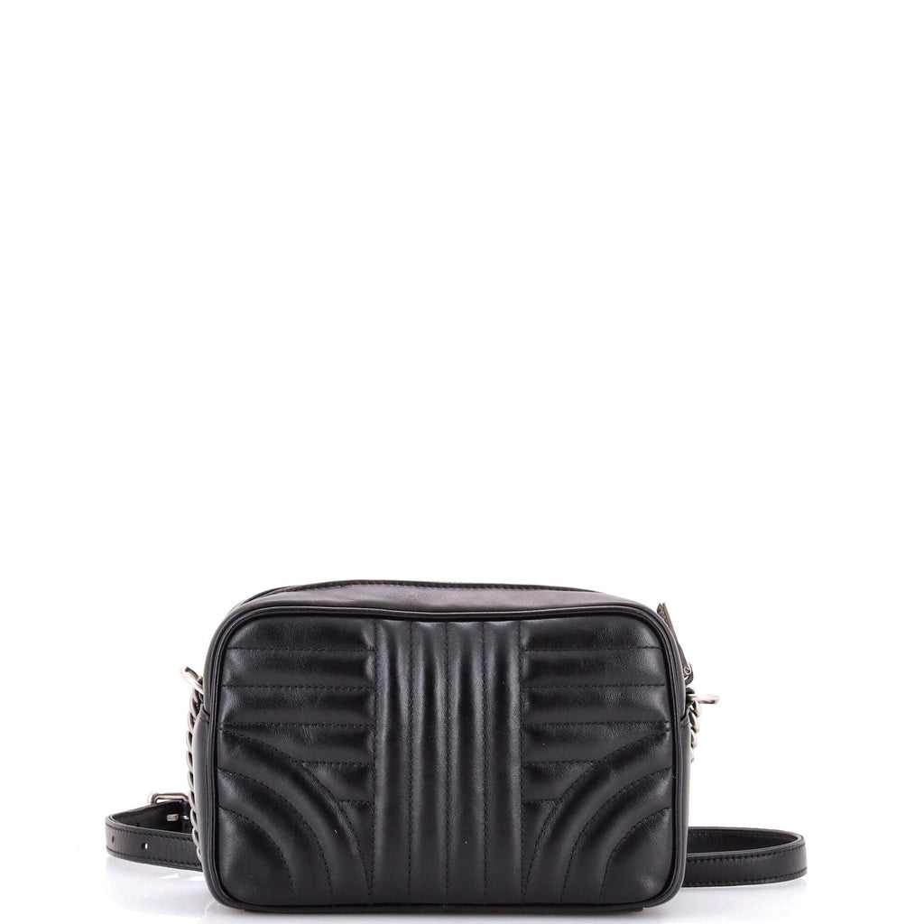 Camera Bag Diagramme Quilted Leather Small