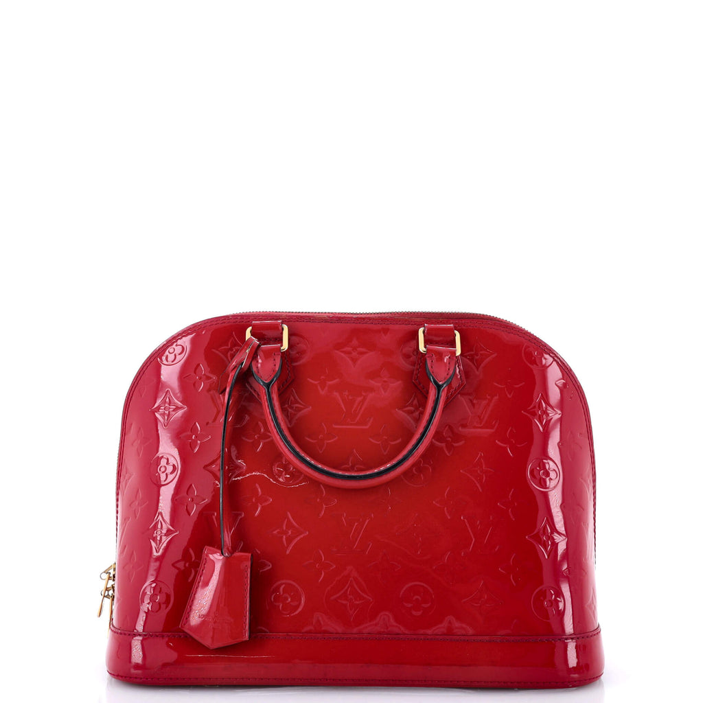 Alma Handbag Monogram Vernis PM