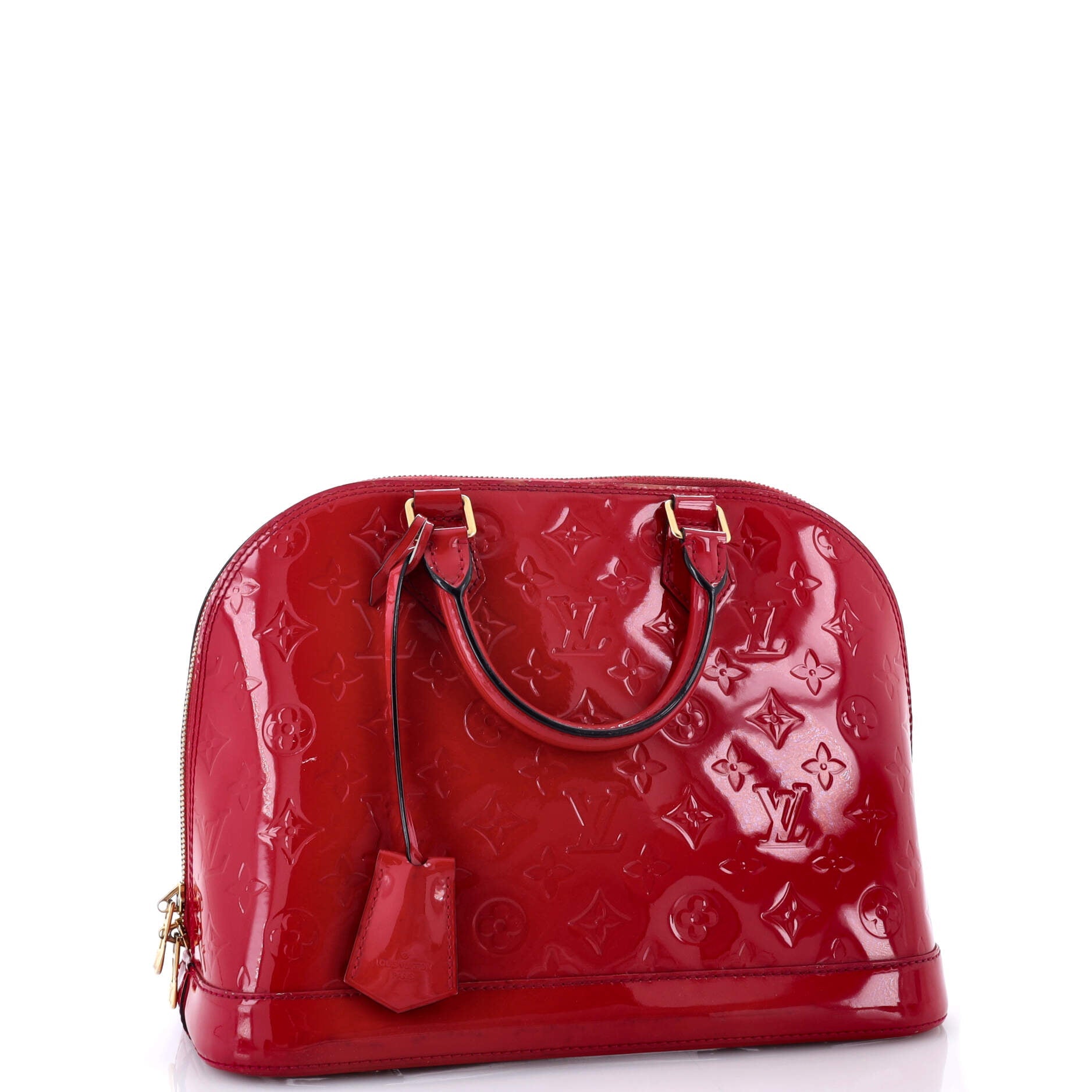 Alma Handbag Monogram Vernis PM