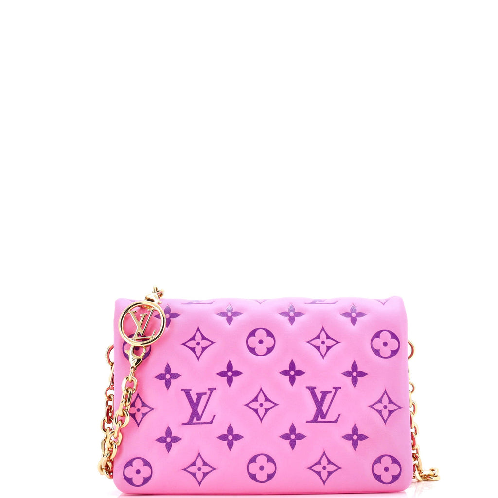 Coussin Pochette Monogram Embossed Lambskin