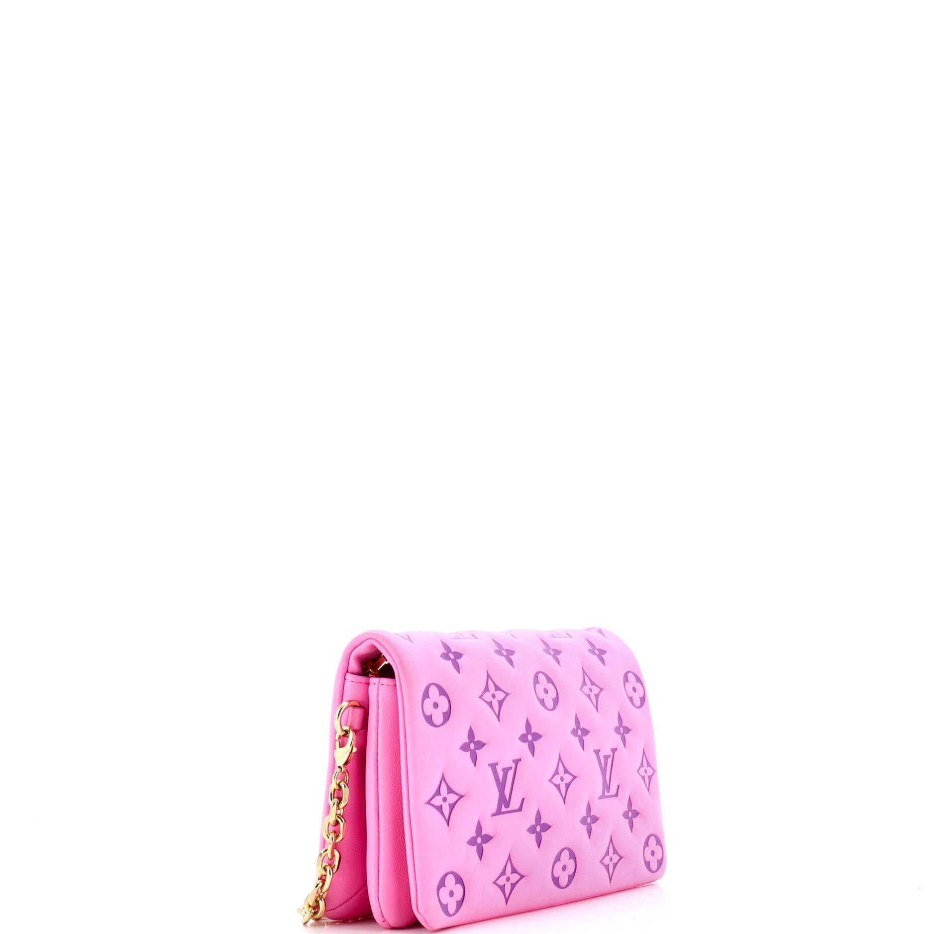 Coussin Pochette Monogram Embossed Lambskin
