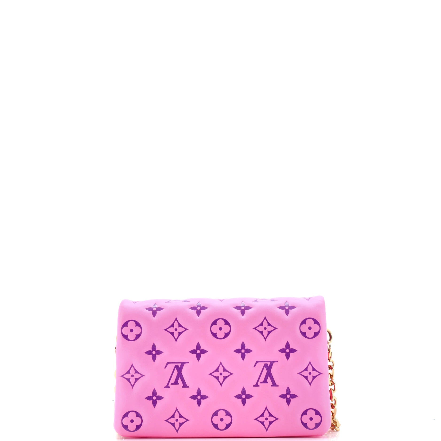 Coussin Pochette Monogram Embossed Lambskin