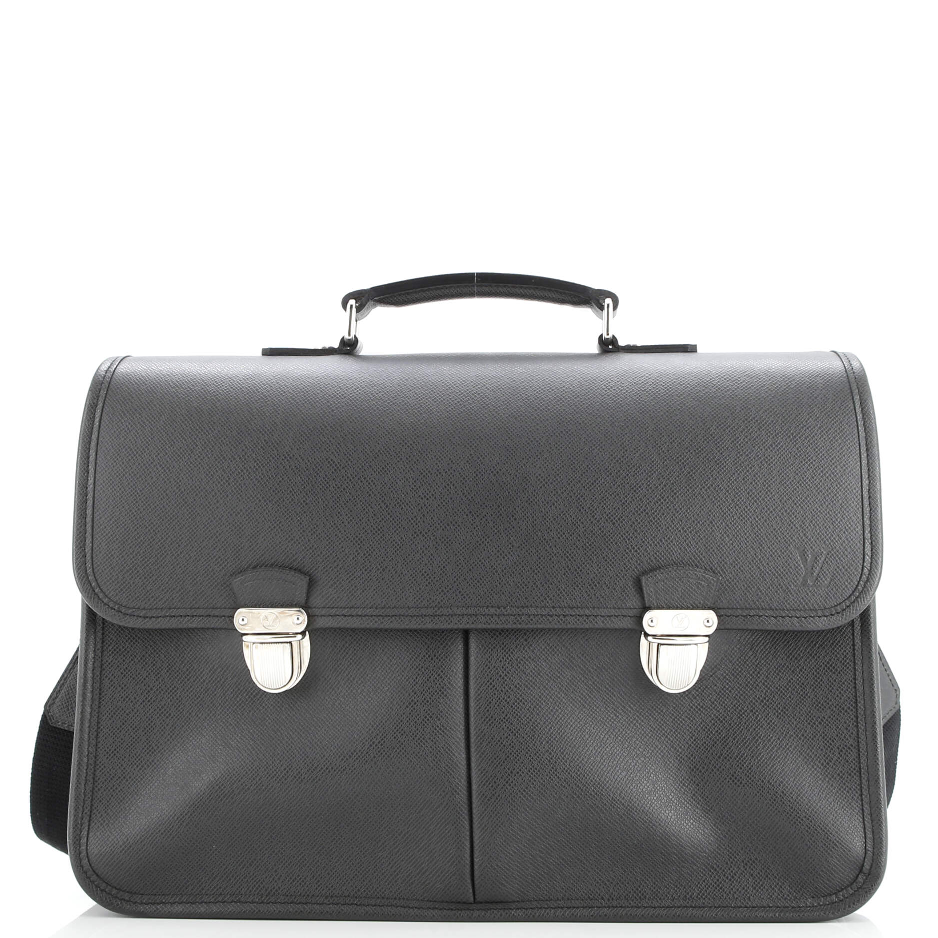 Anton Briefcase Taiga Leather