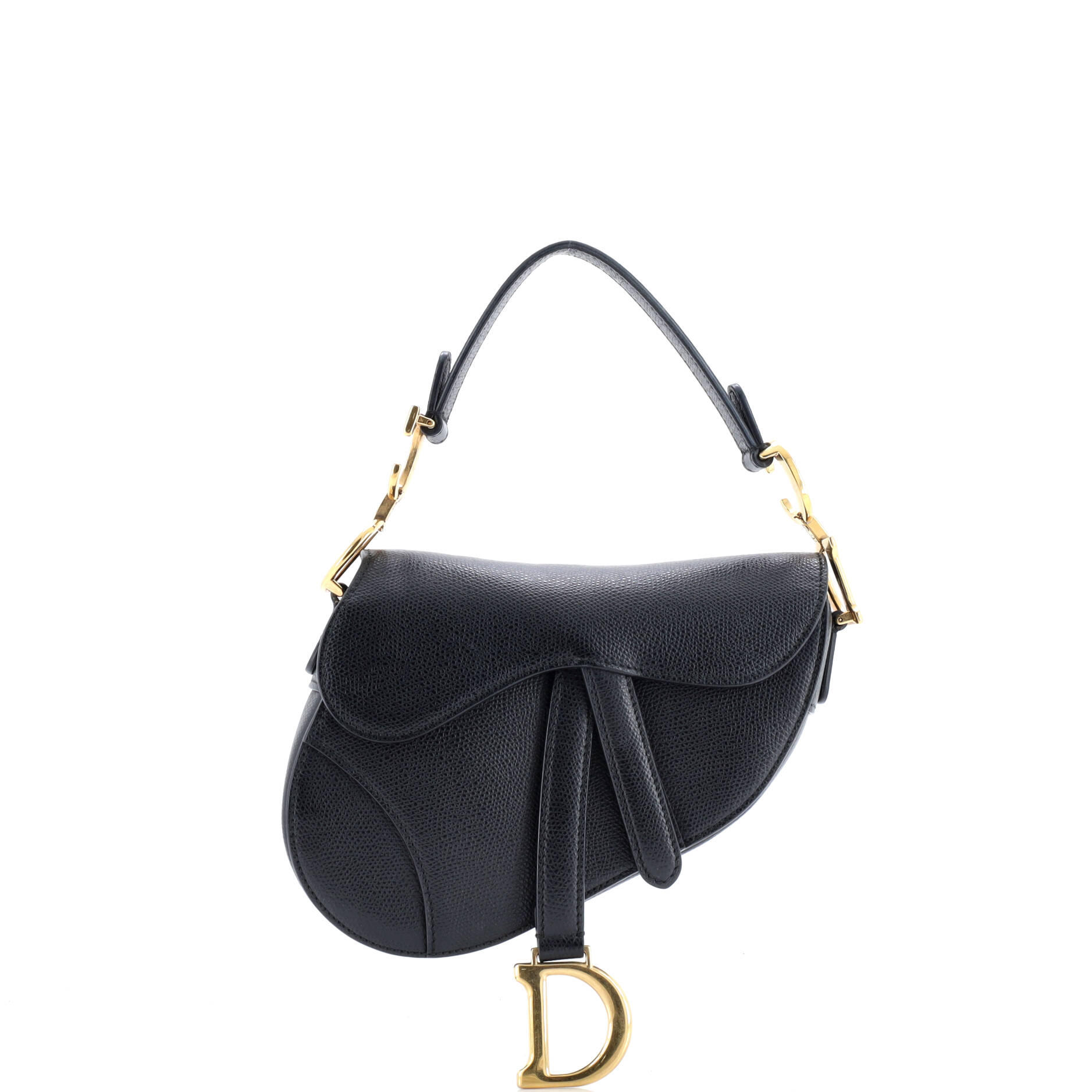 Saddle Handbag Leather Mini