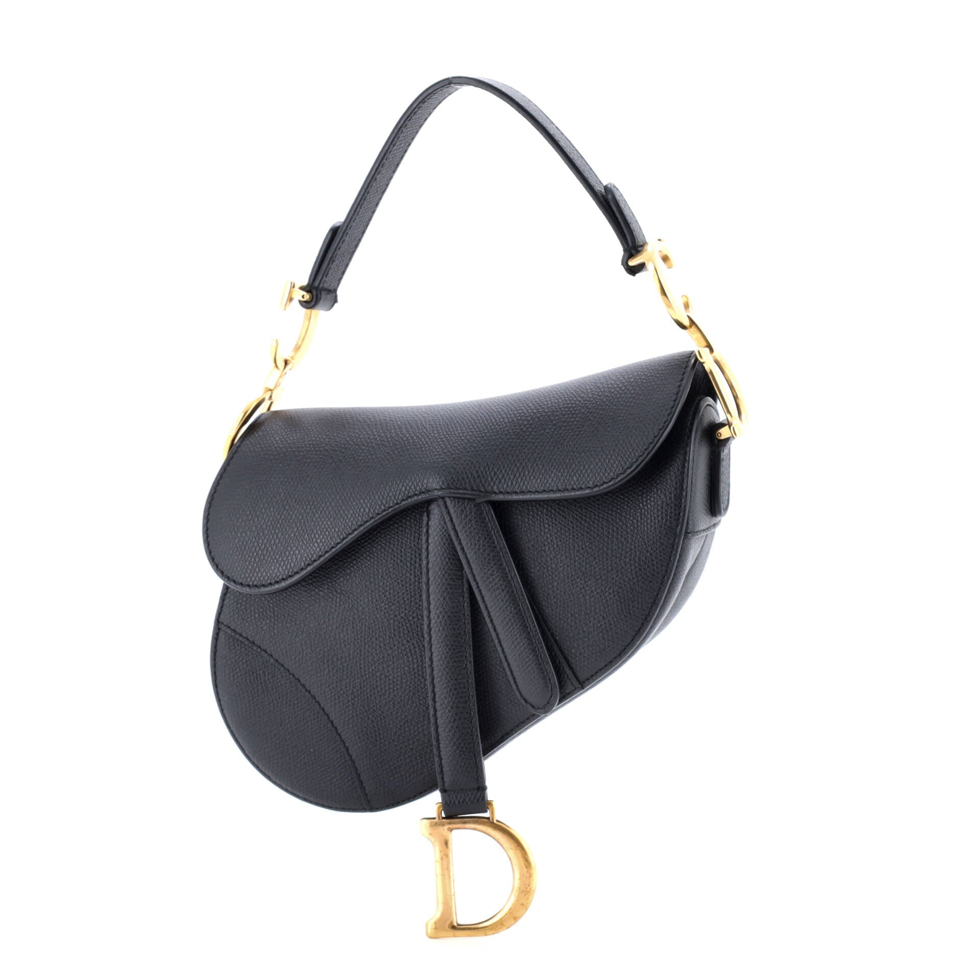 Saddle Handbag Leather Mini