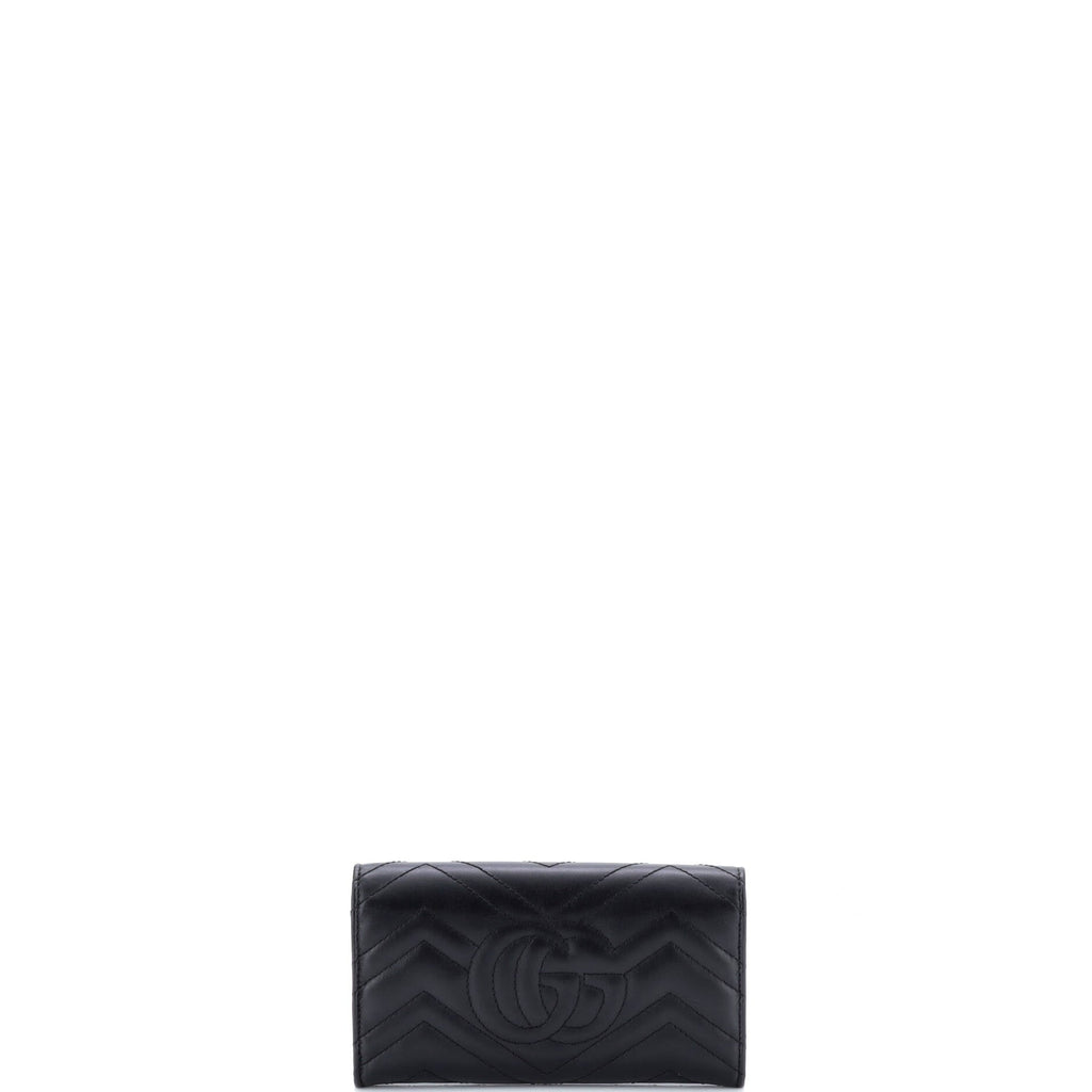GG Marmont Continental Wallet Matelasse Leather