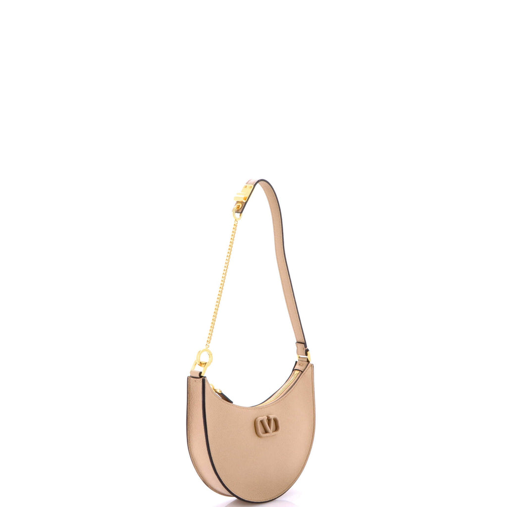 VLogo Hobo Leather Mini