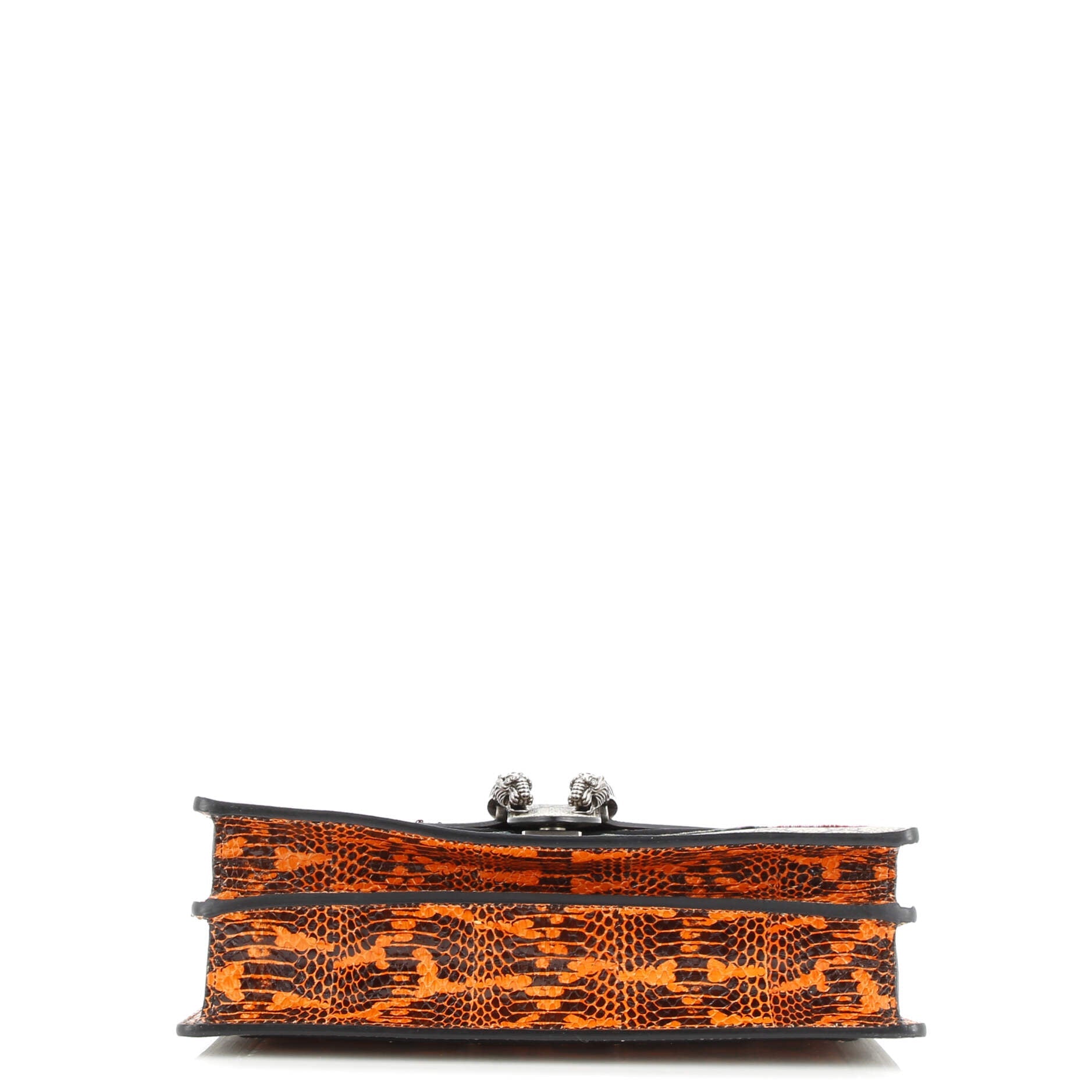 Dionysus Bag Embroidered GG Coated Canvas with Python Medium