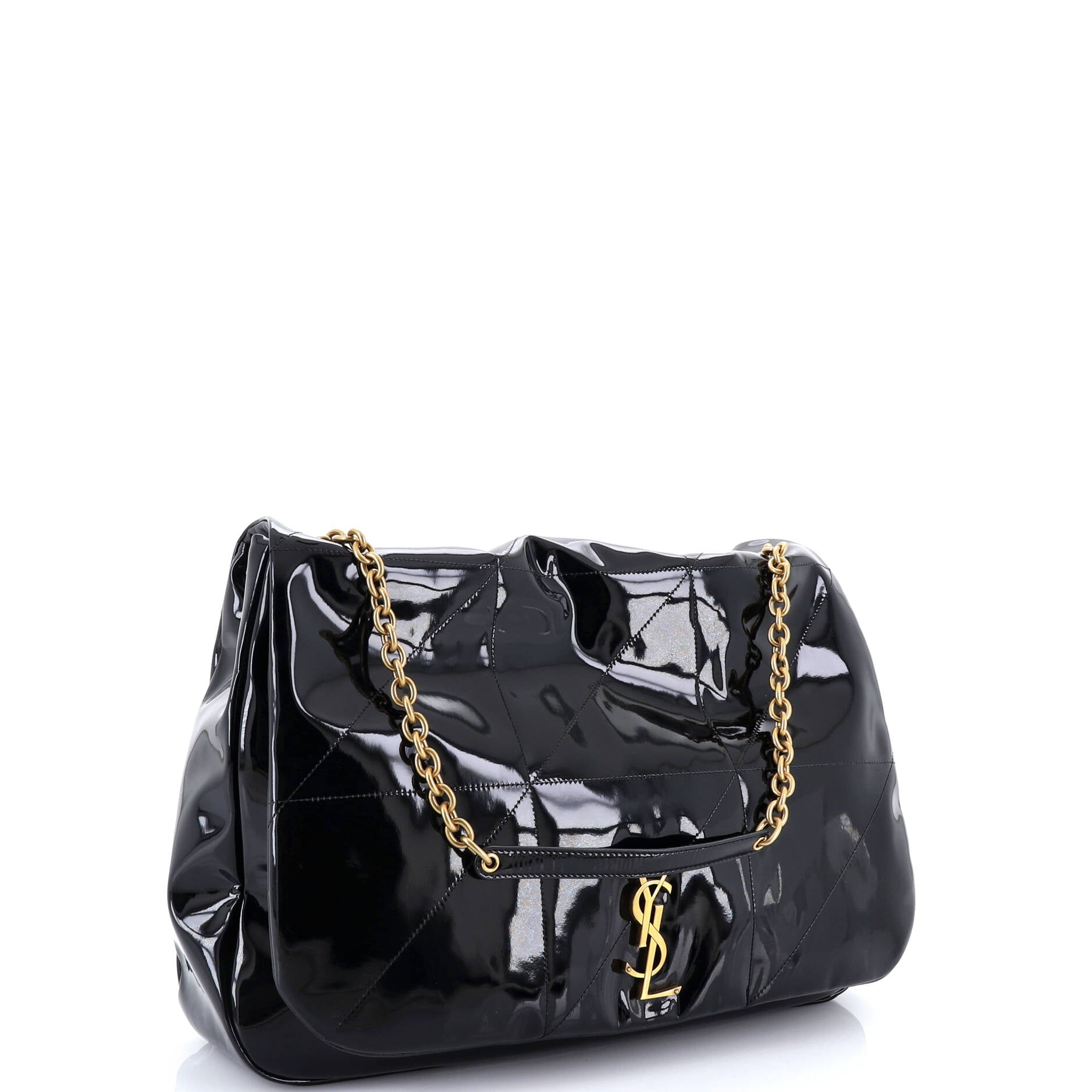 Jamie 4.3 Shoulder Bag Quilted Patent Large