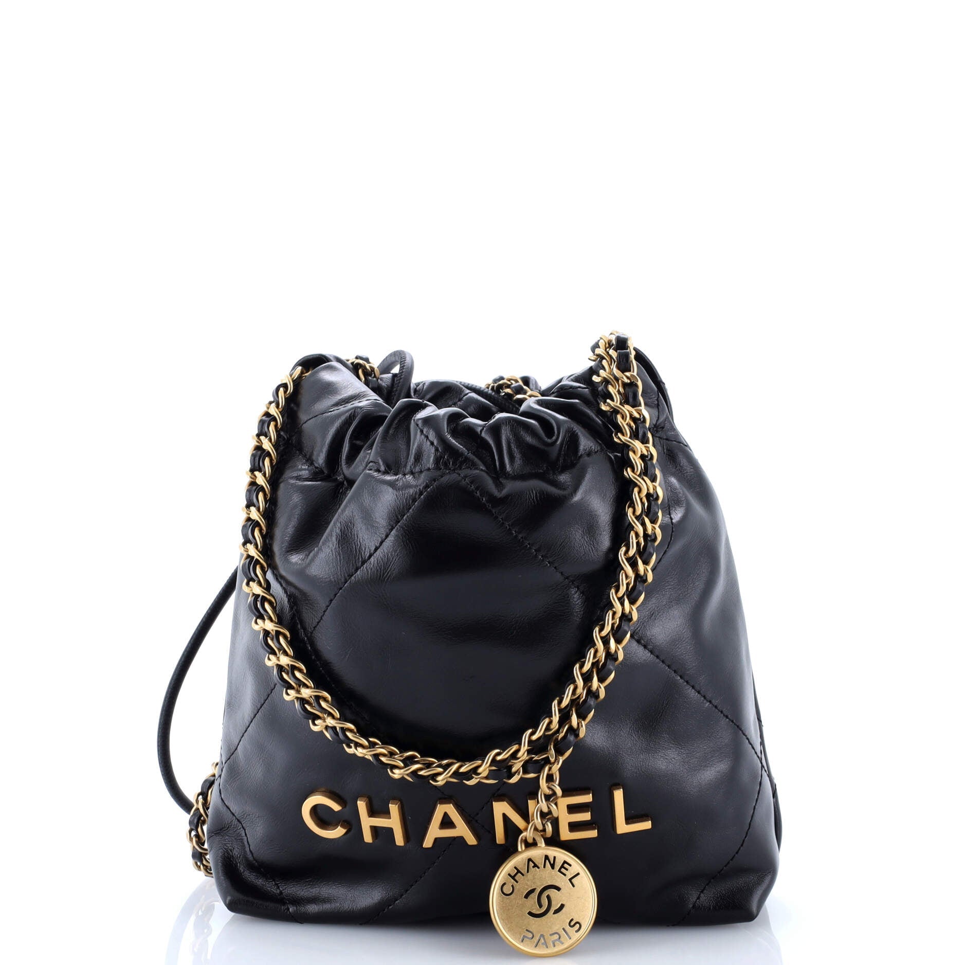 22 Chain Hobo Quilted Calfskin Mini