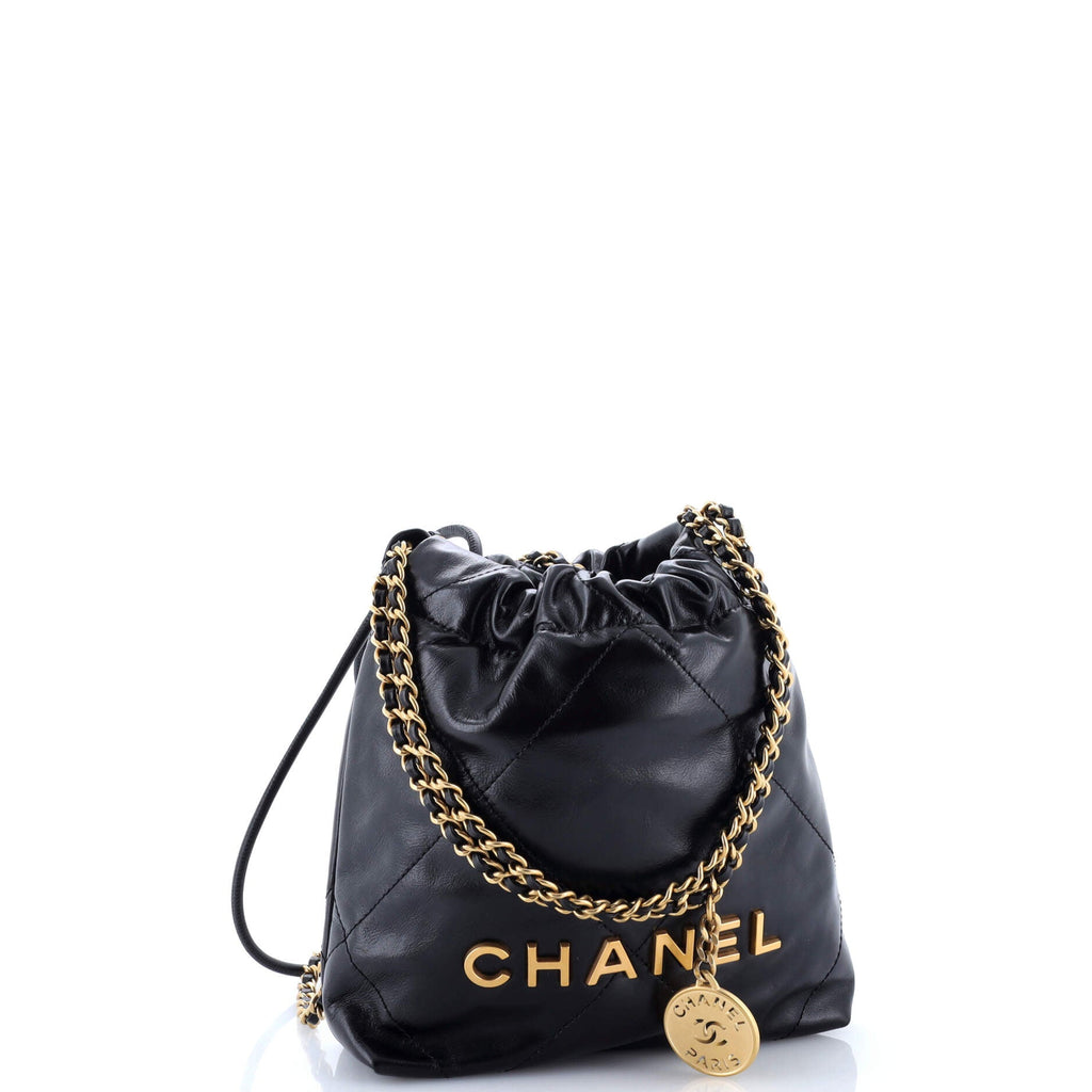 22 Chain Hobo Quilted Calfskin Mini