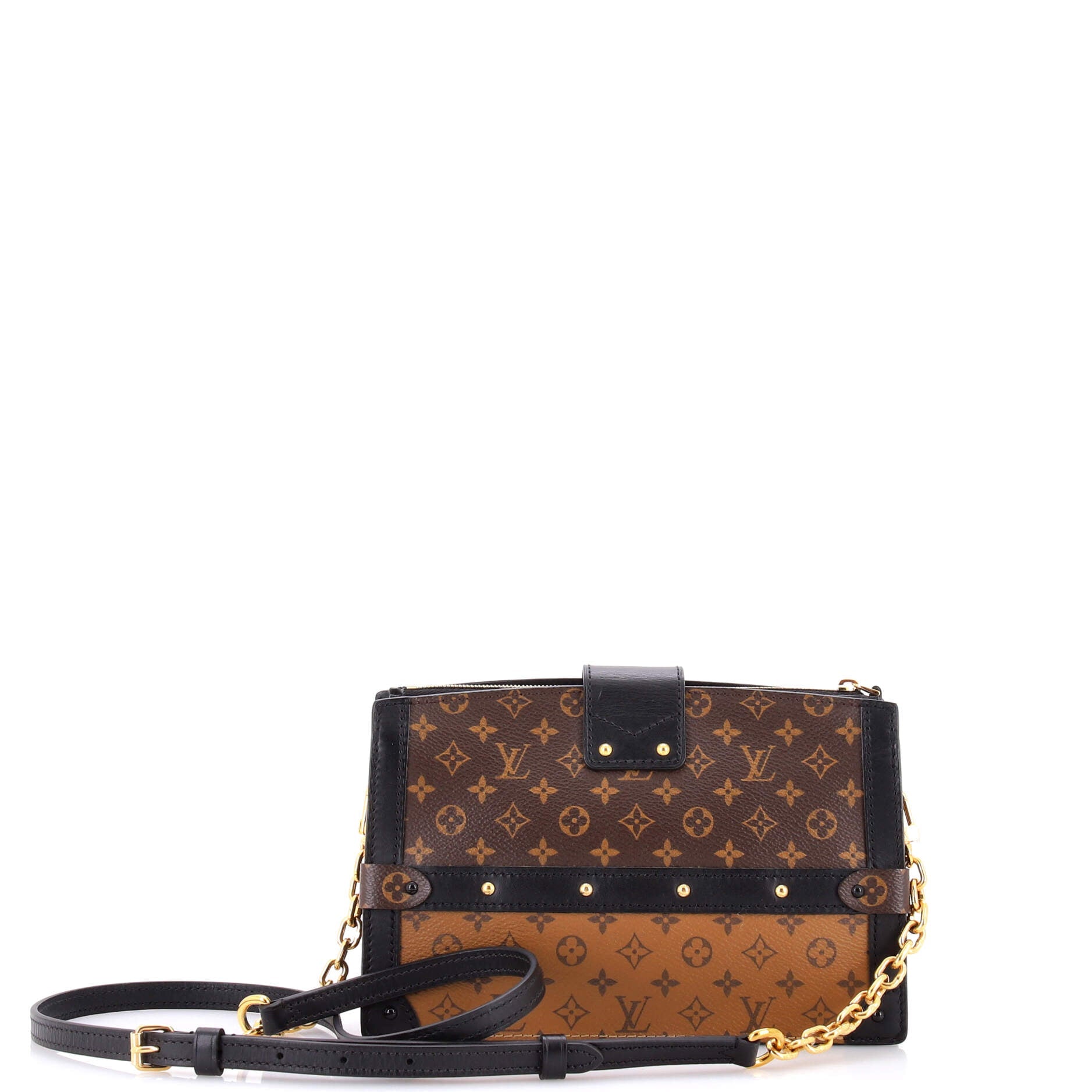 Trunk Clutch Reverse Monogram Canvas