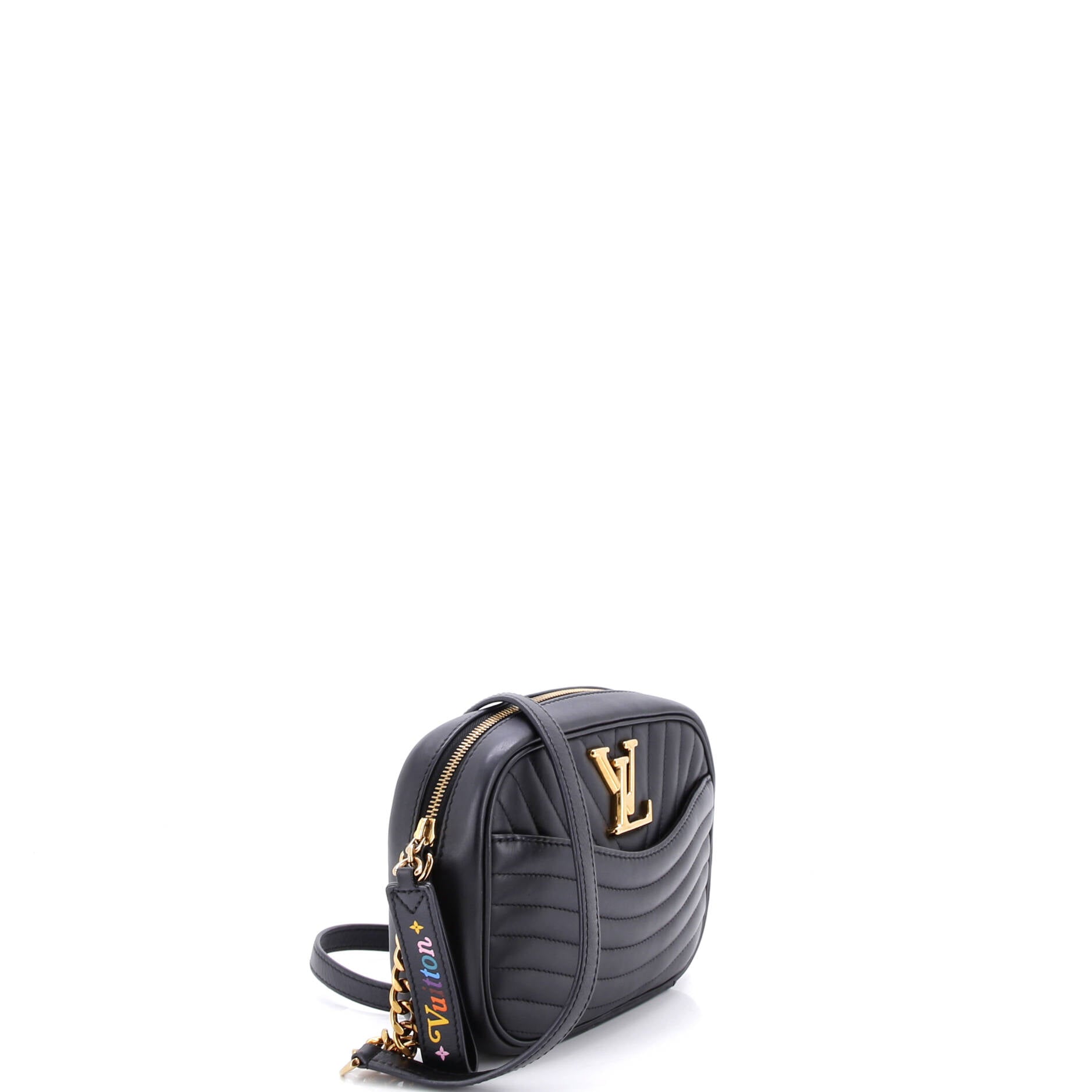 New Wave Camera Bag Quilted Leather