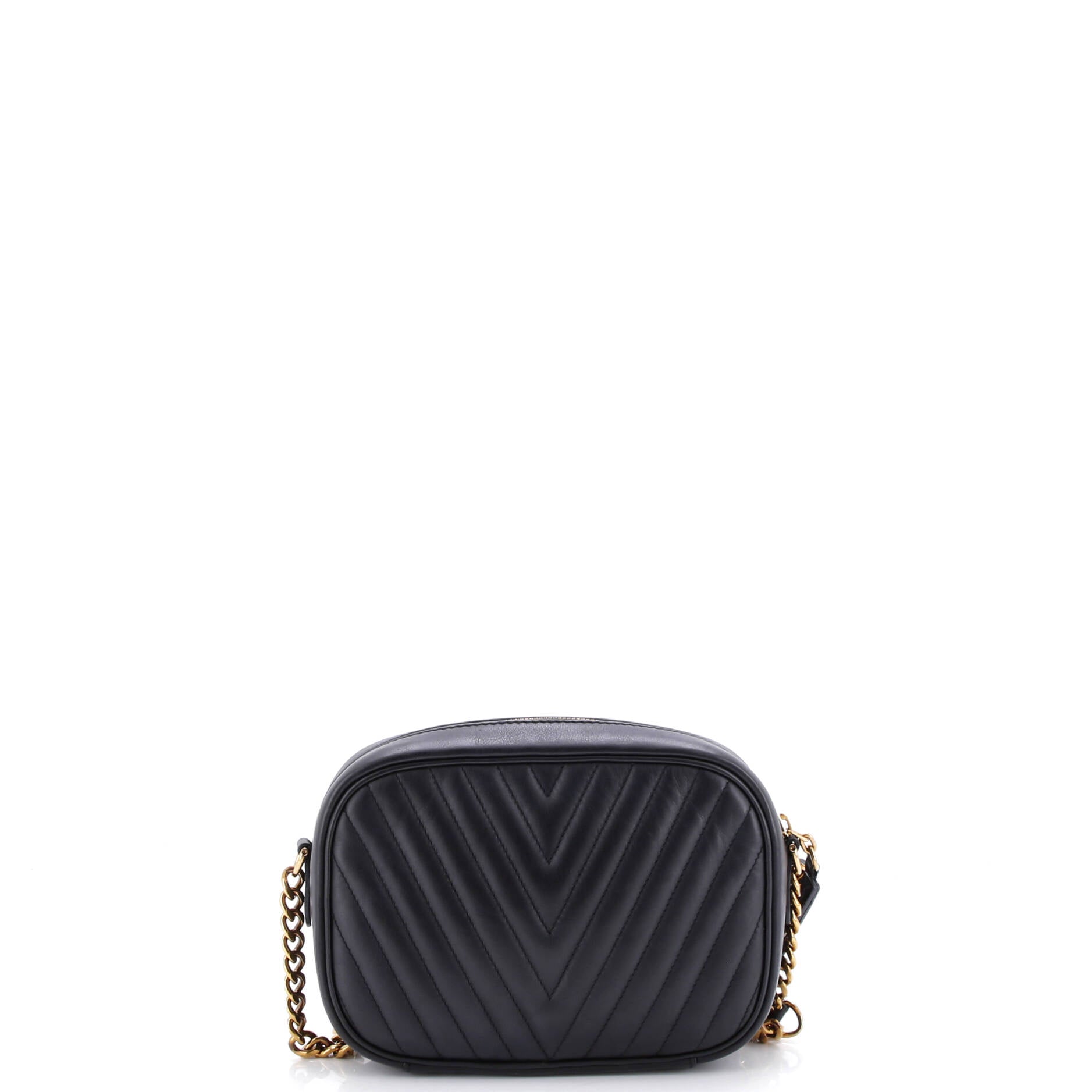 New Wave Camera Bag Quilted Leather
