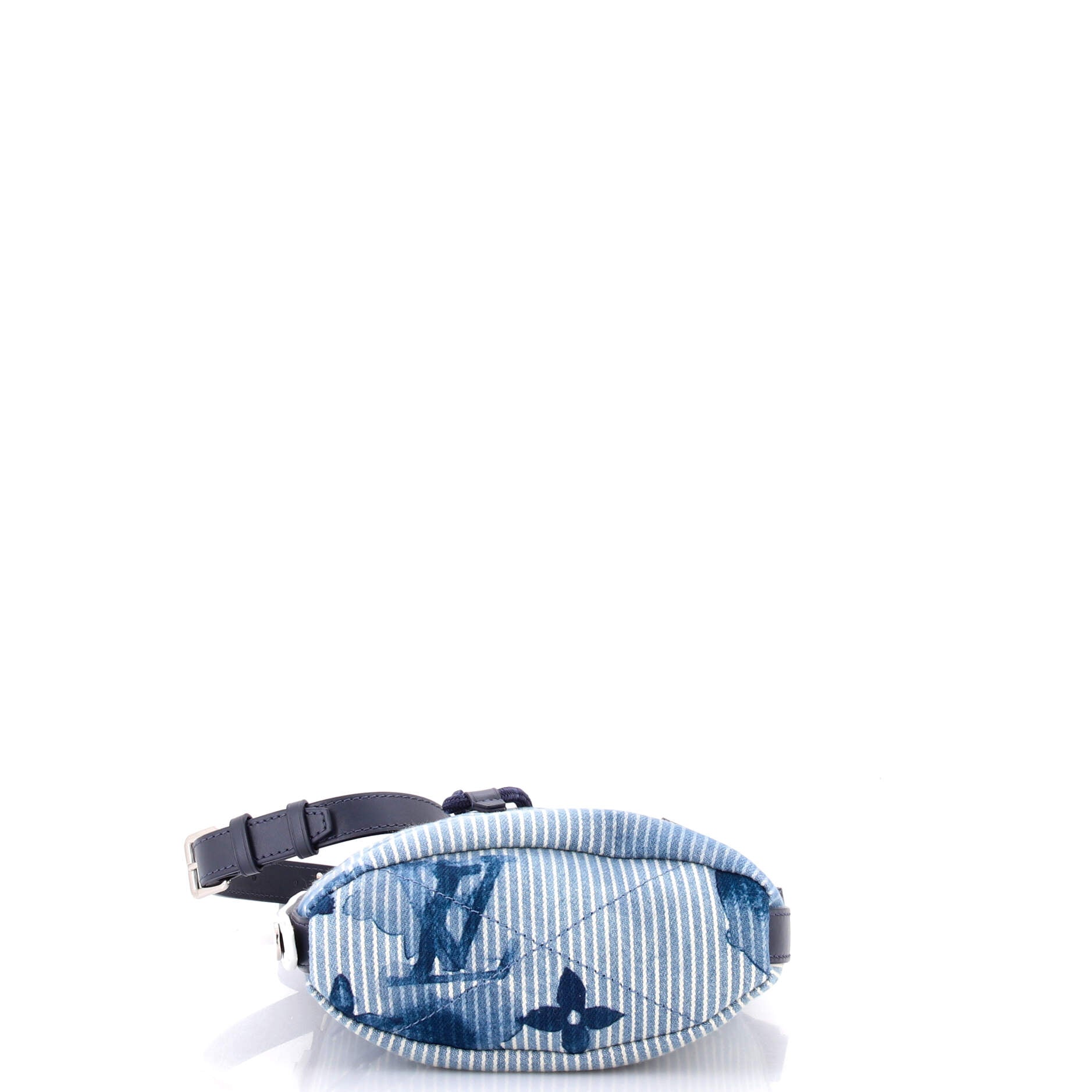 Sac Marin Bag Limited Edition Monogram Watercolor Stripes Denim BB