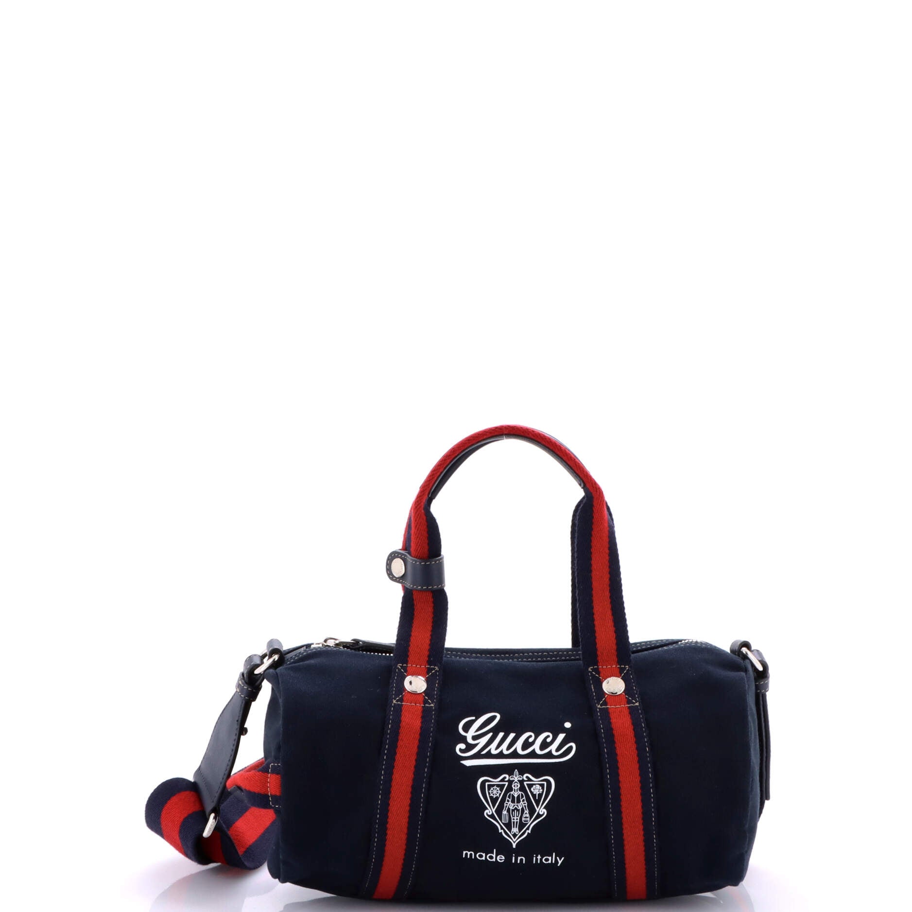 Crest Duffle Printed Canvas Small