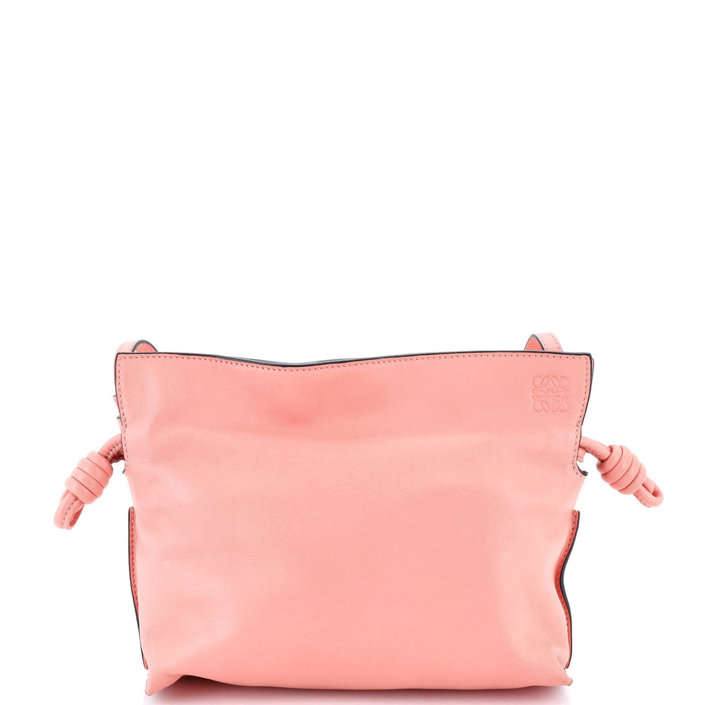 Flamenco Knot Clutch Leather Mini