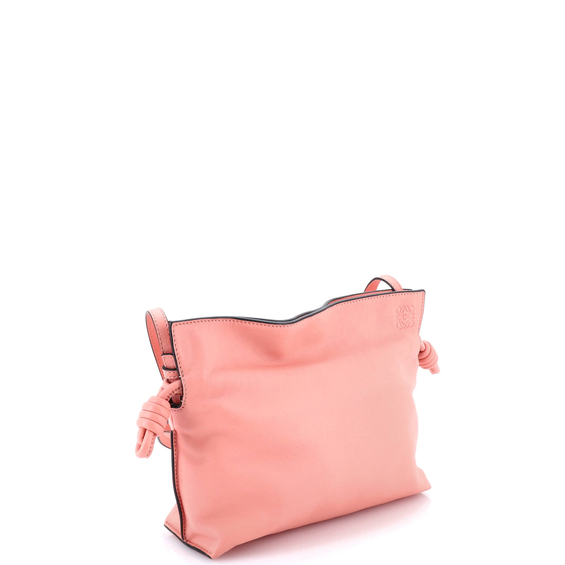 Flamenco Knot Clutch Leather Mini