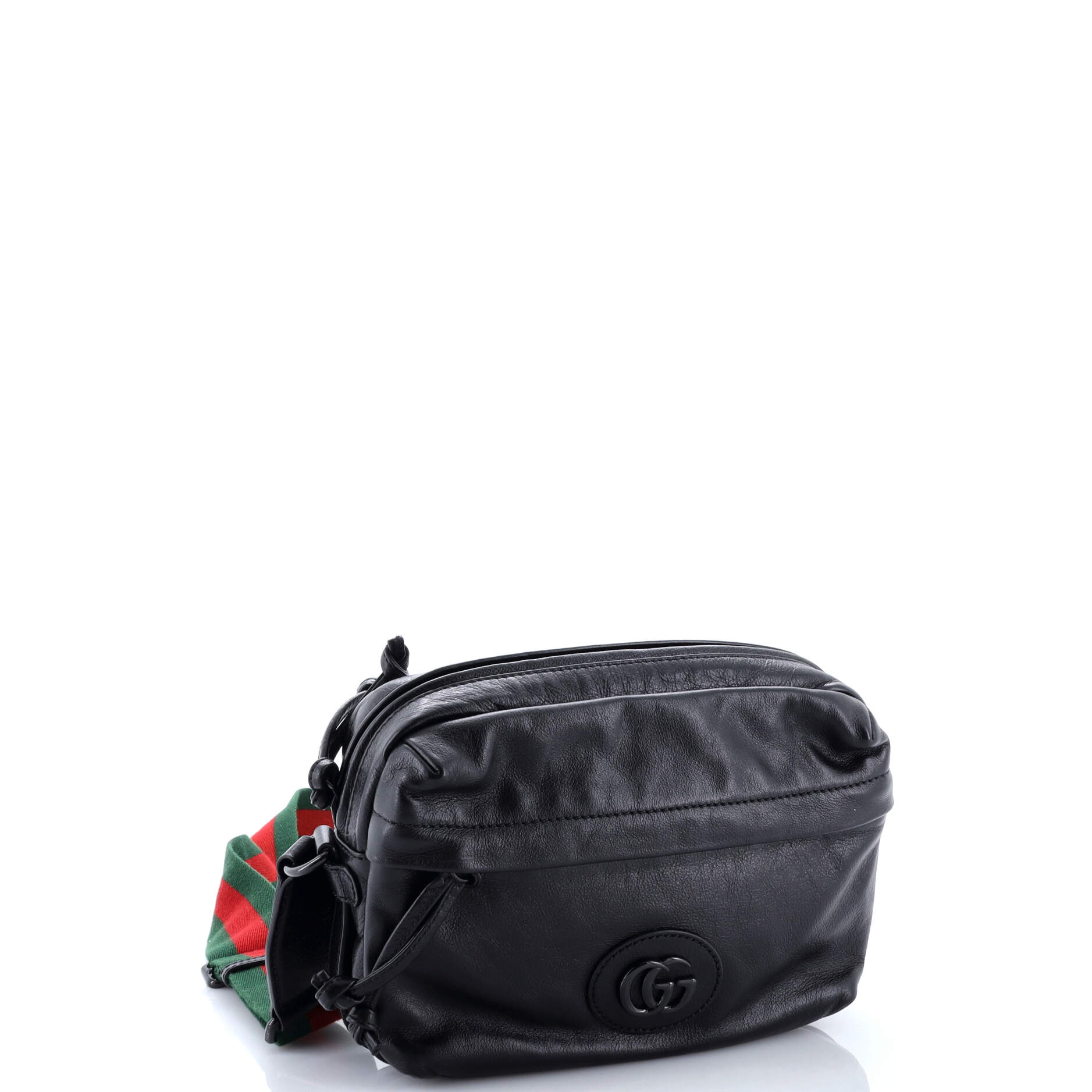 Tonal Double G Shoulder Bag Leather