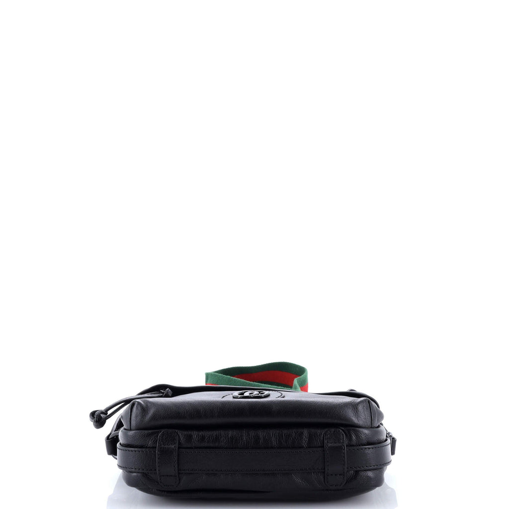 Tonal Double G Shoulder Bag Leather