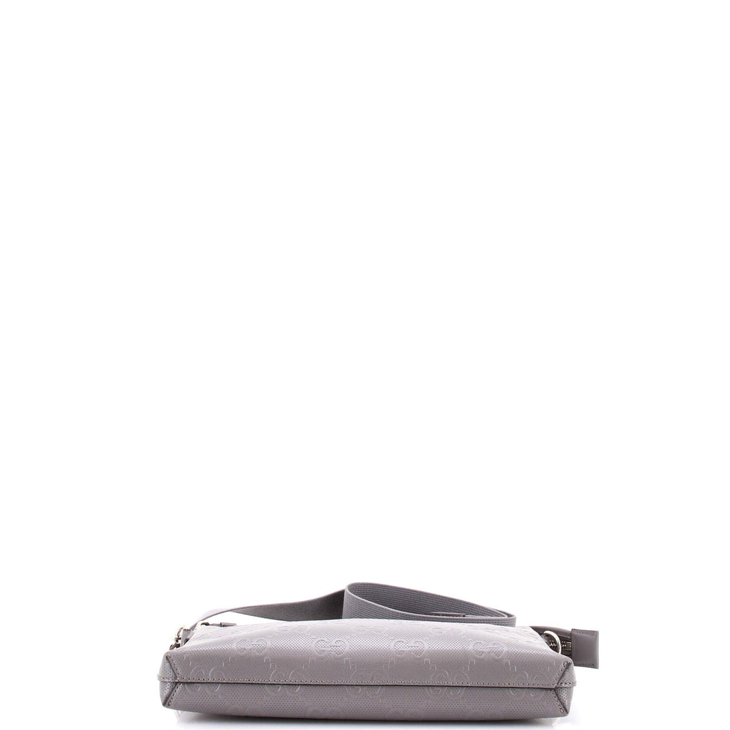 Convertible Messenger Bag GG Embossed Perforated Leather Medium