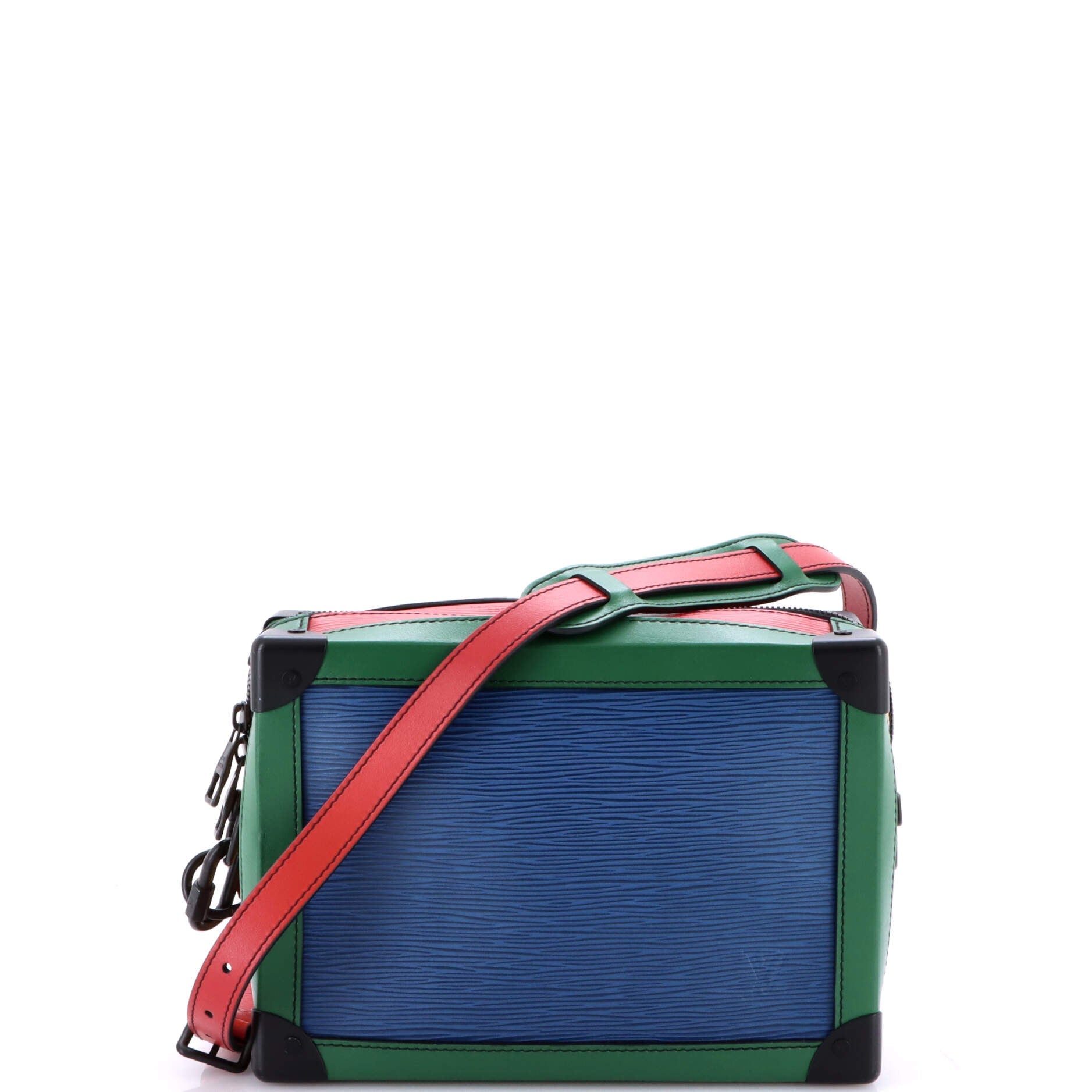 Soft Trunk Bag Colorblock Epi Leather