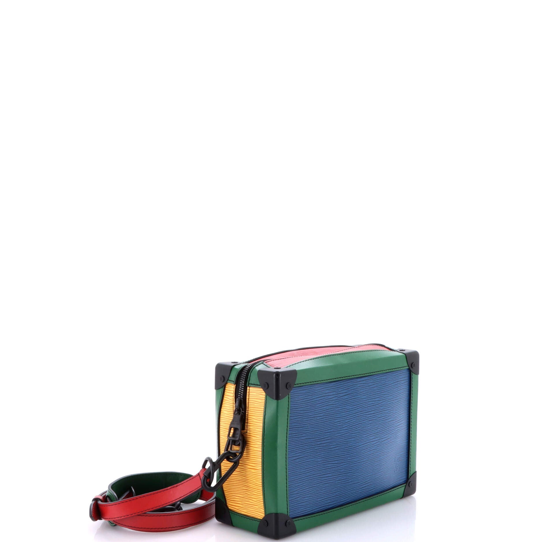 Soft Trunk Bag Colorblock Epi Leather