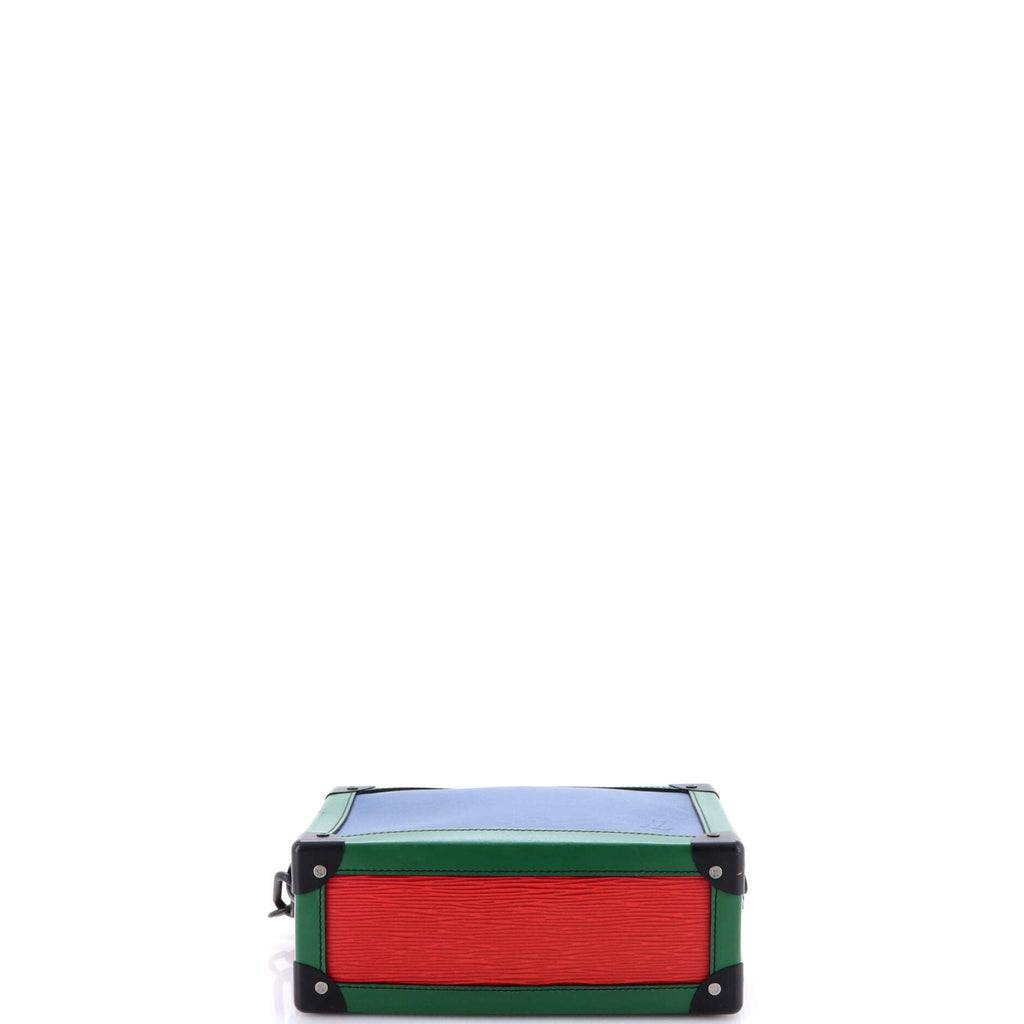 Soft Trunk Bag Colorblock Epi Leather