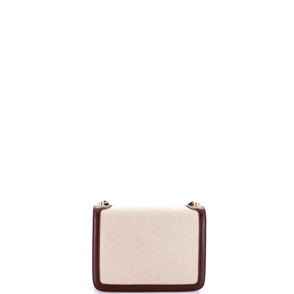Carre Satchel Canvas with Leather Medium