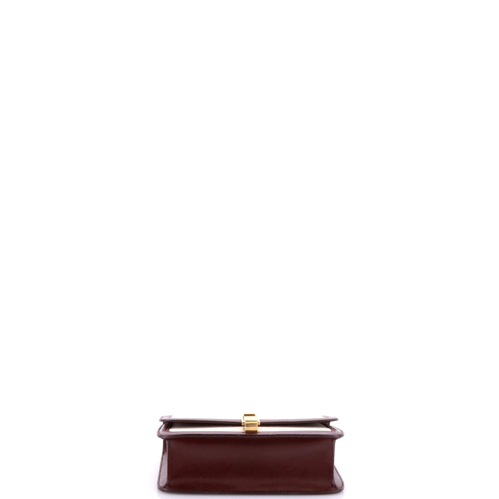 Carre Satchel Canvas with Leather Medium