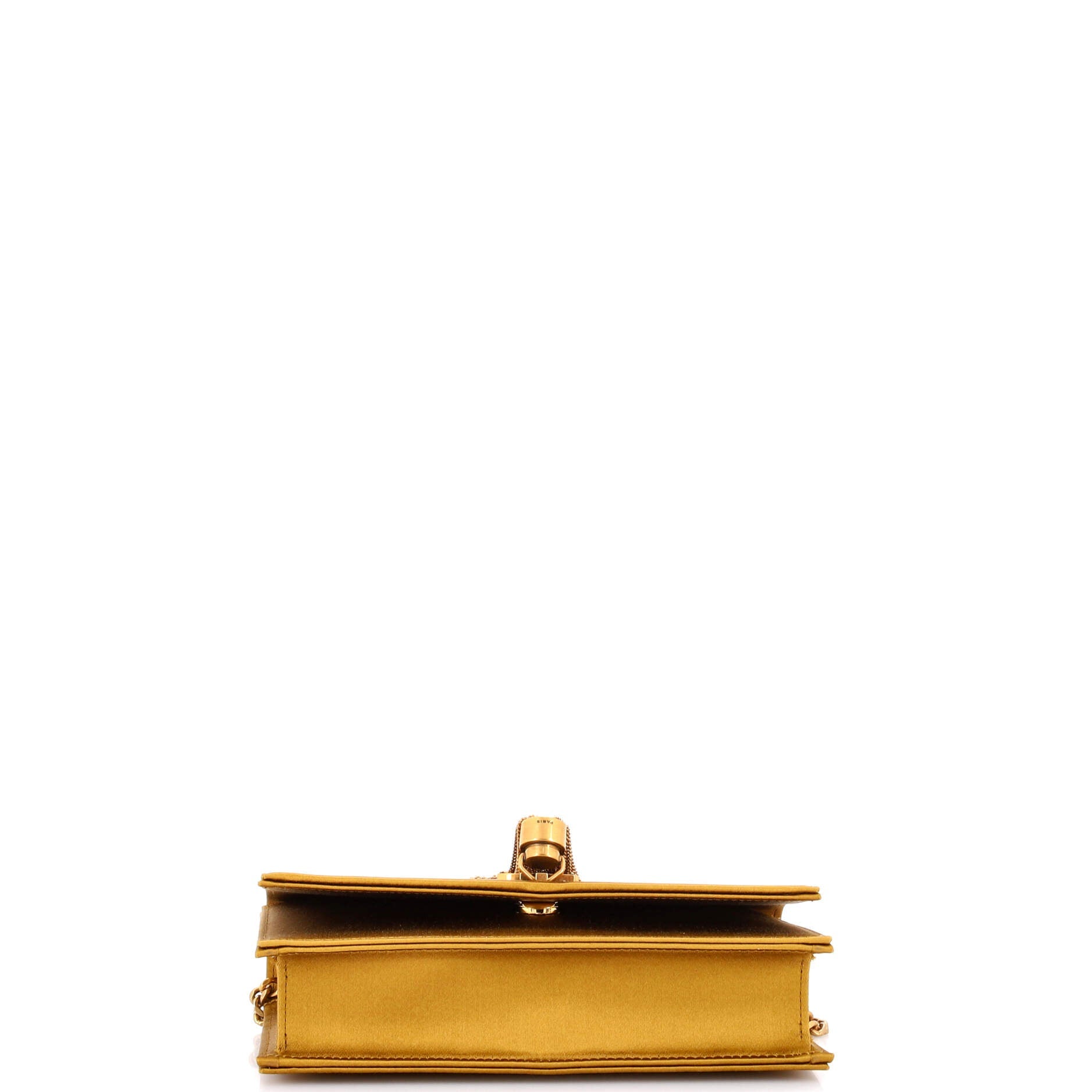 Classic Monogram Tassel Chain Wallet Satin