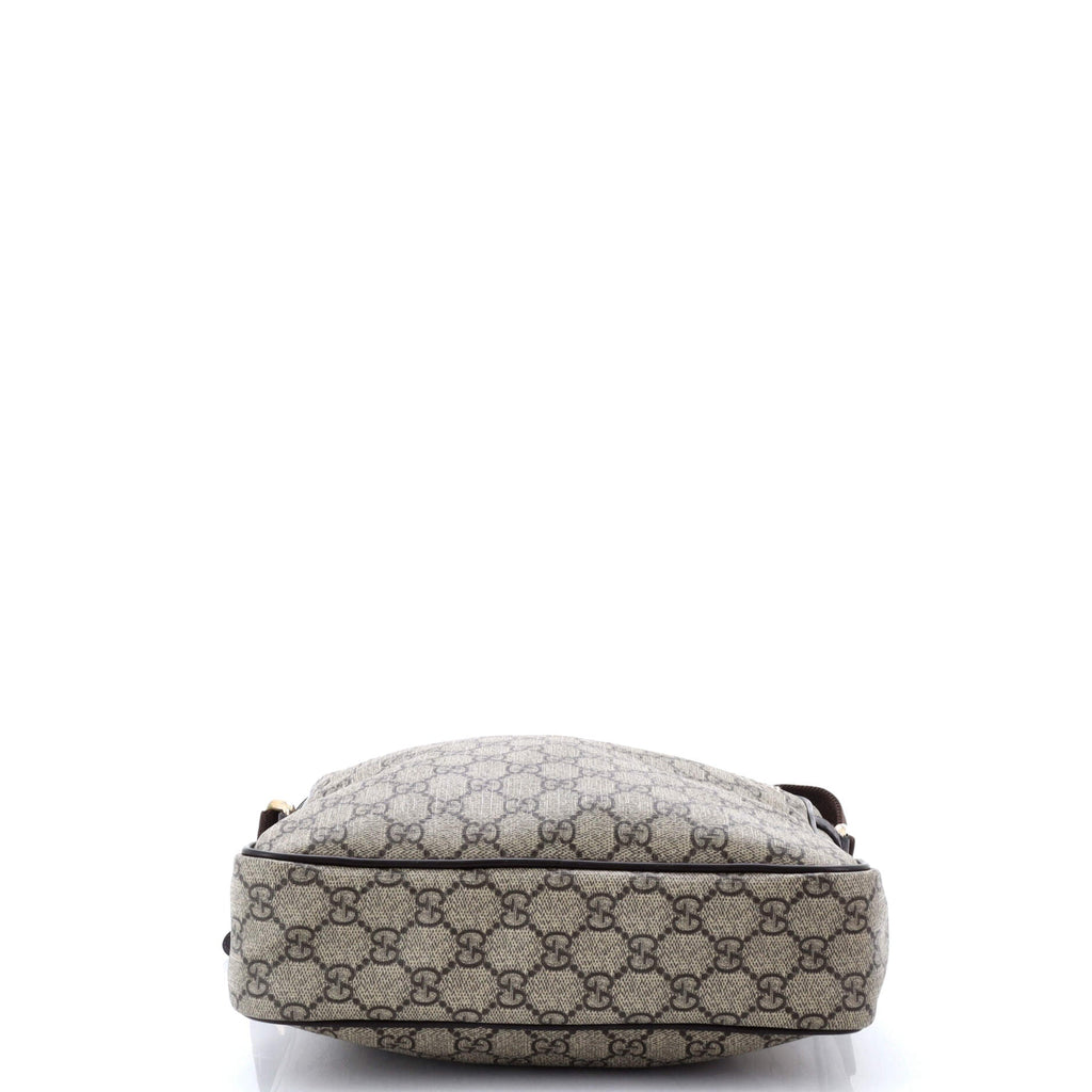 Front Zip Messenger GG Coated Canvas Medium