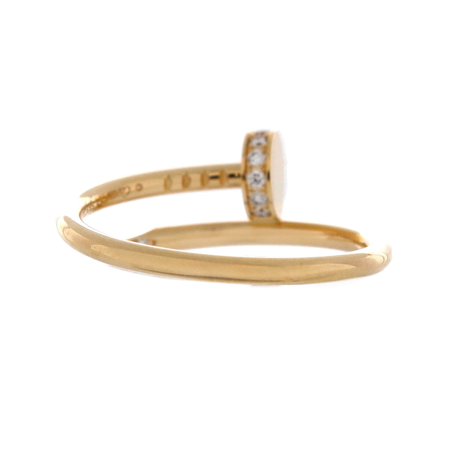 Juste un Clou Ring 18K Yellow Gold and Diamonds Small