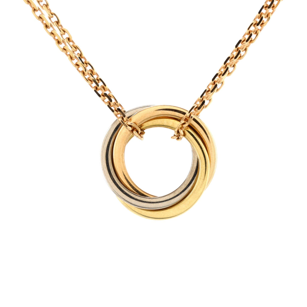 Trinity Choker Necklace 18K Tricolor Gold
