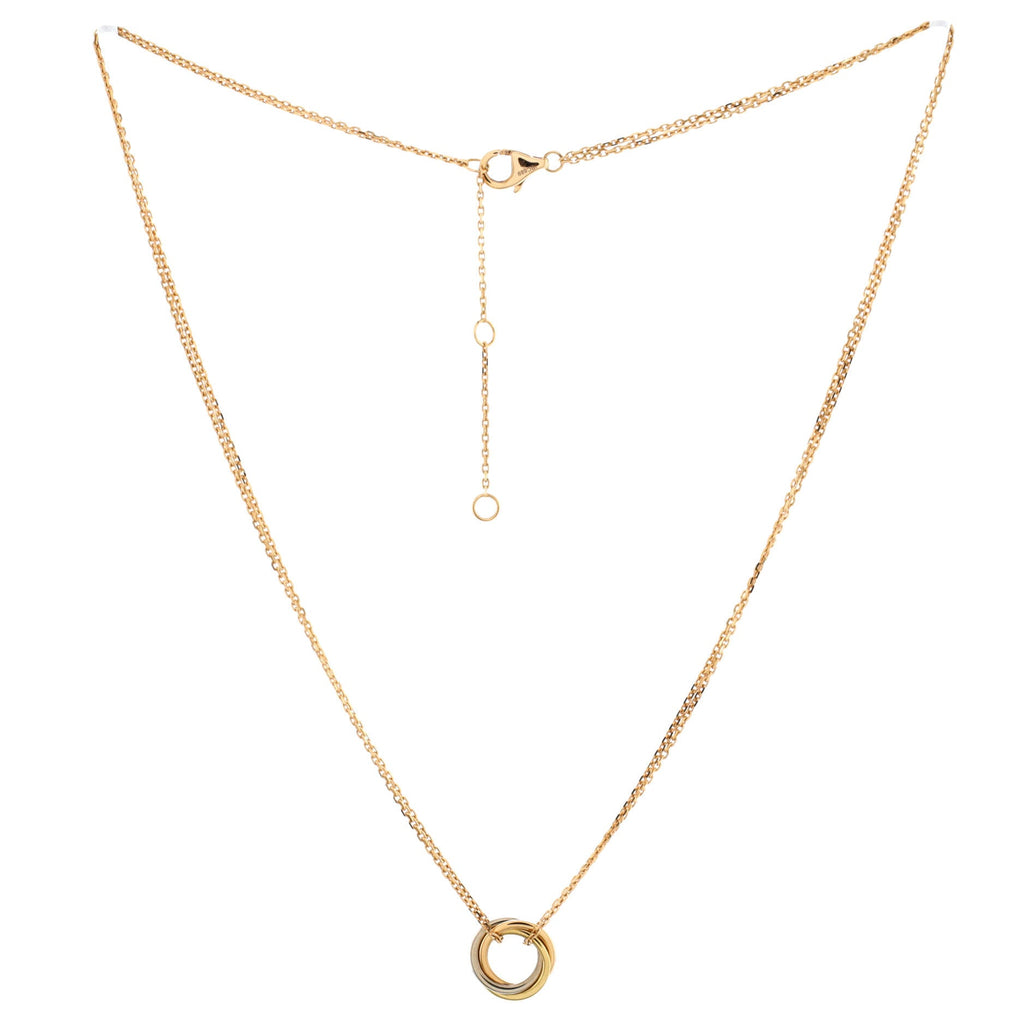 Trinity Choker Necklace 18K Tricolor Gold