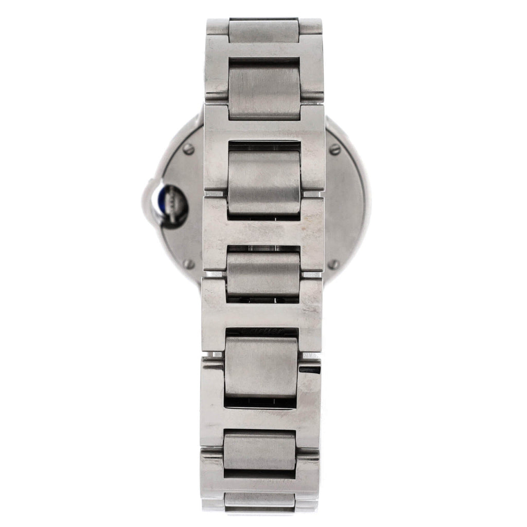 Ballon Bleu de Cartier Quartz Watch Stainless Steel with Diamond Markers 28