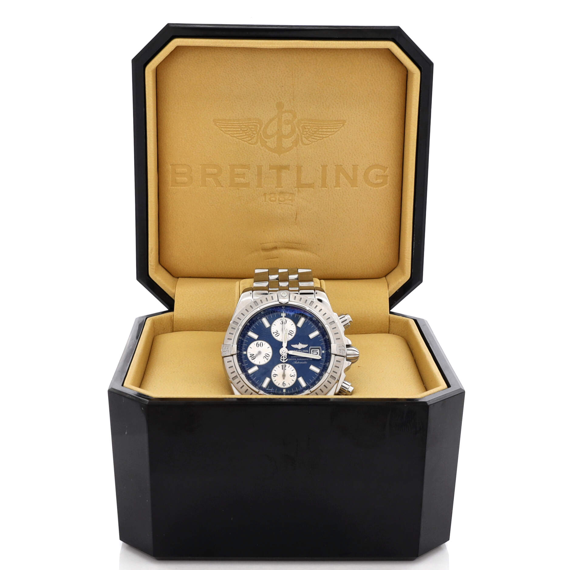 Chronomat Evolution Chronometer Chronograph Automatic Watch Stainless Steel 44