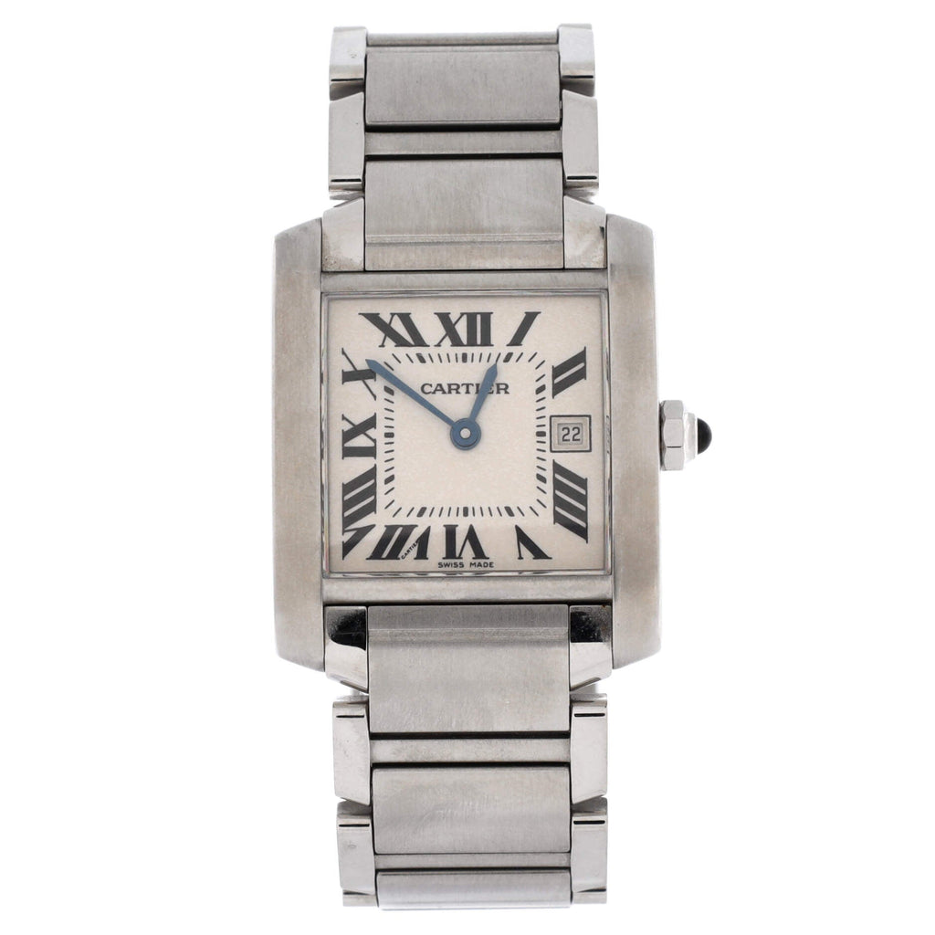 Tank Francaise Quartz Watch Stainless Steel 25