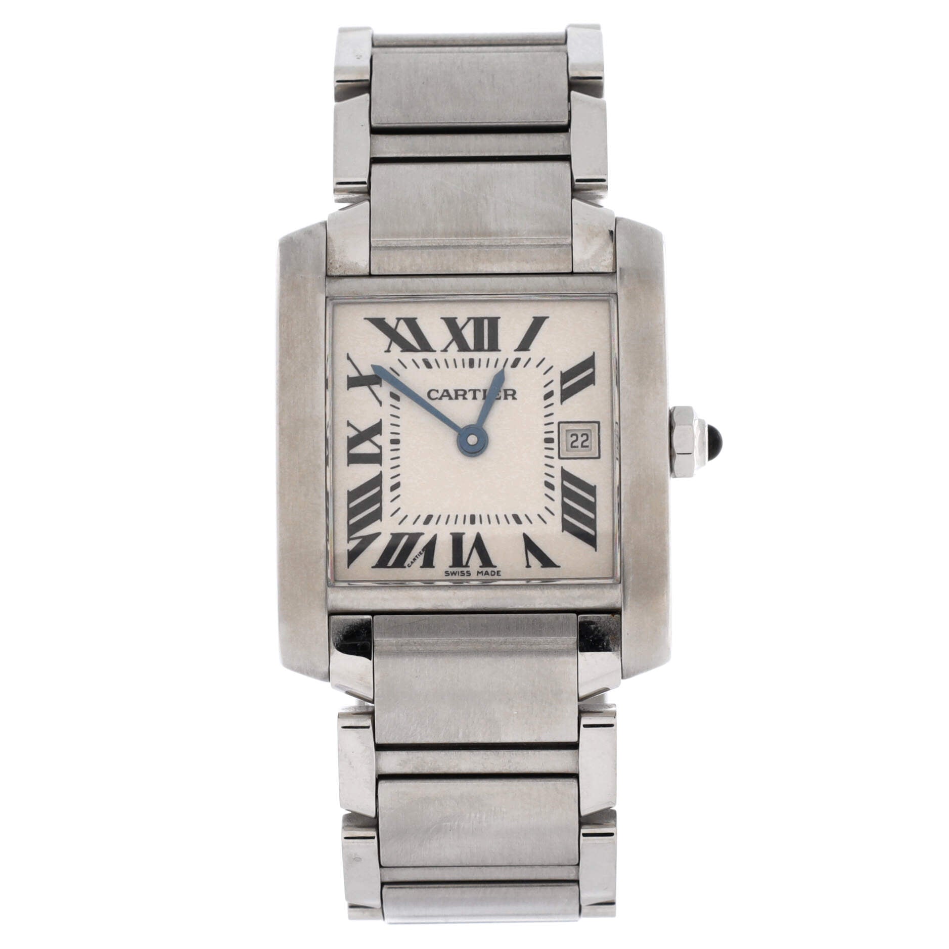 Tank Francaise Quartz Watch Stainless Steel 25