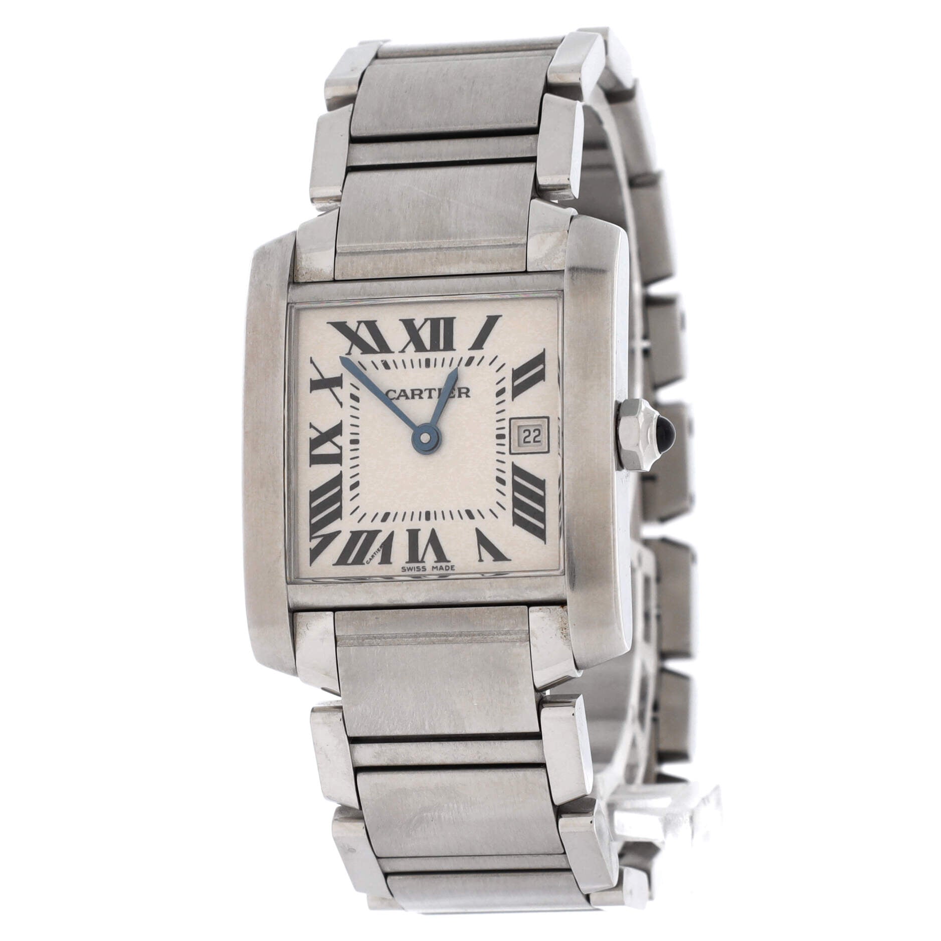 Tank Francaise Quartz Watch Stainless Steel 25
