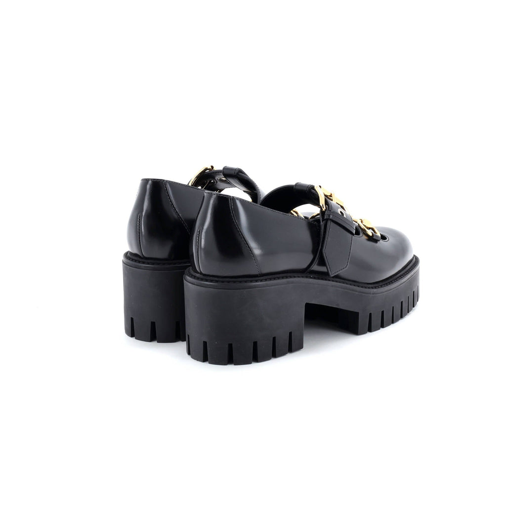 Women's Horsebit Mary Jane Loafers Leather