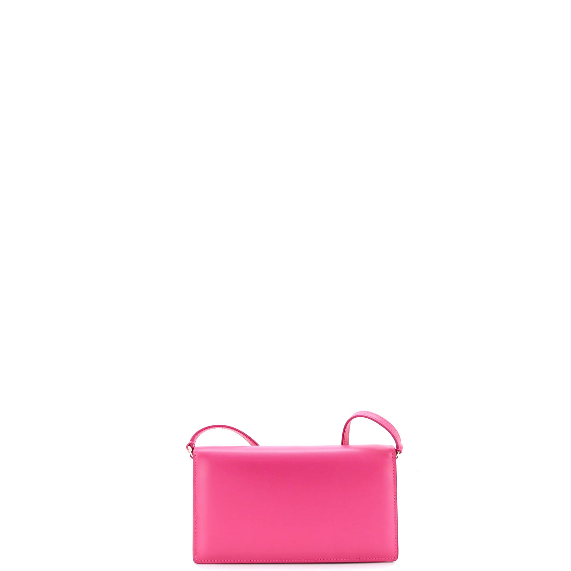DG Logo Flap Shoulder Bag Leather Small