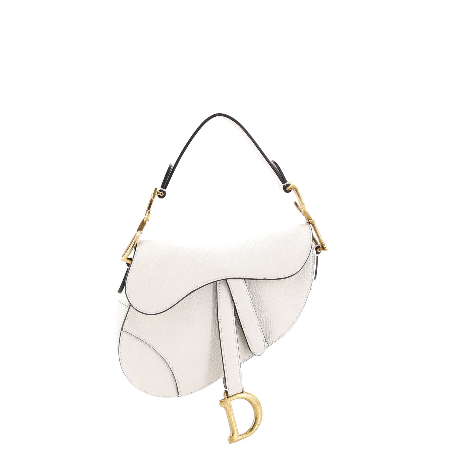 Saddle Handbag Leather Mini