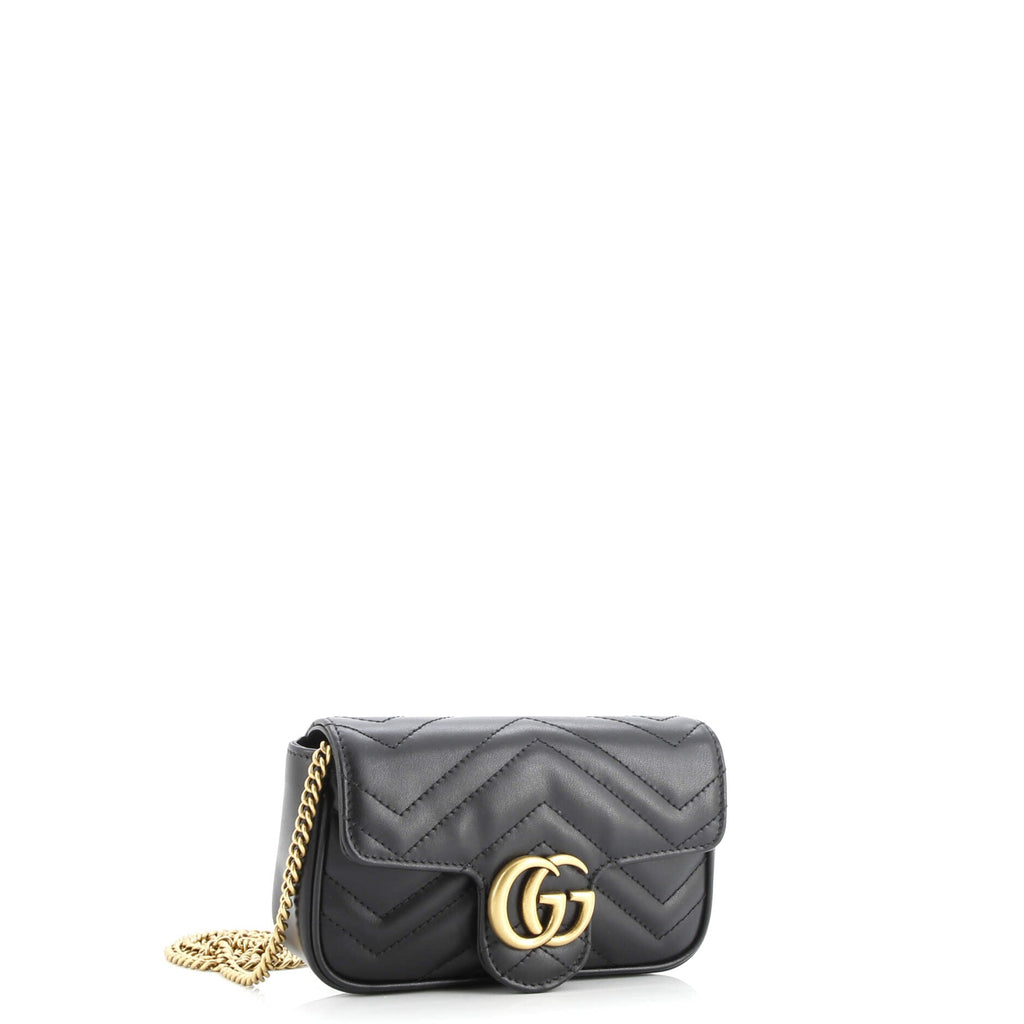 GG Marmont Flap Bag Matelasse Leather Super Mini