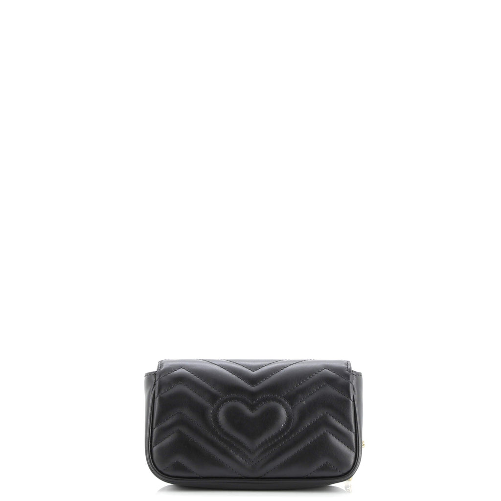 GG Marmont Flap Bag Matelasse Leather Super Mini