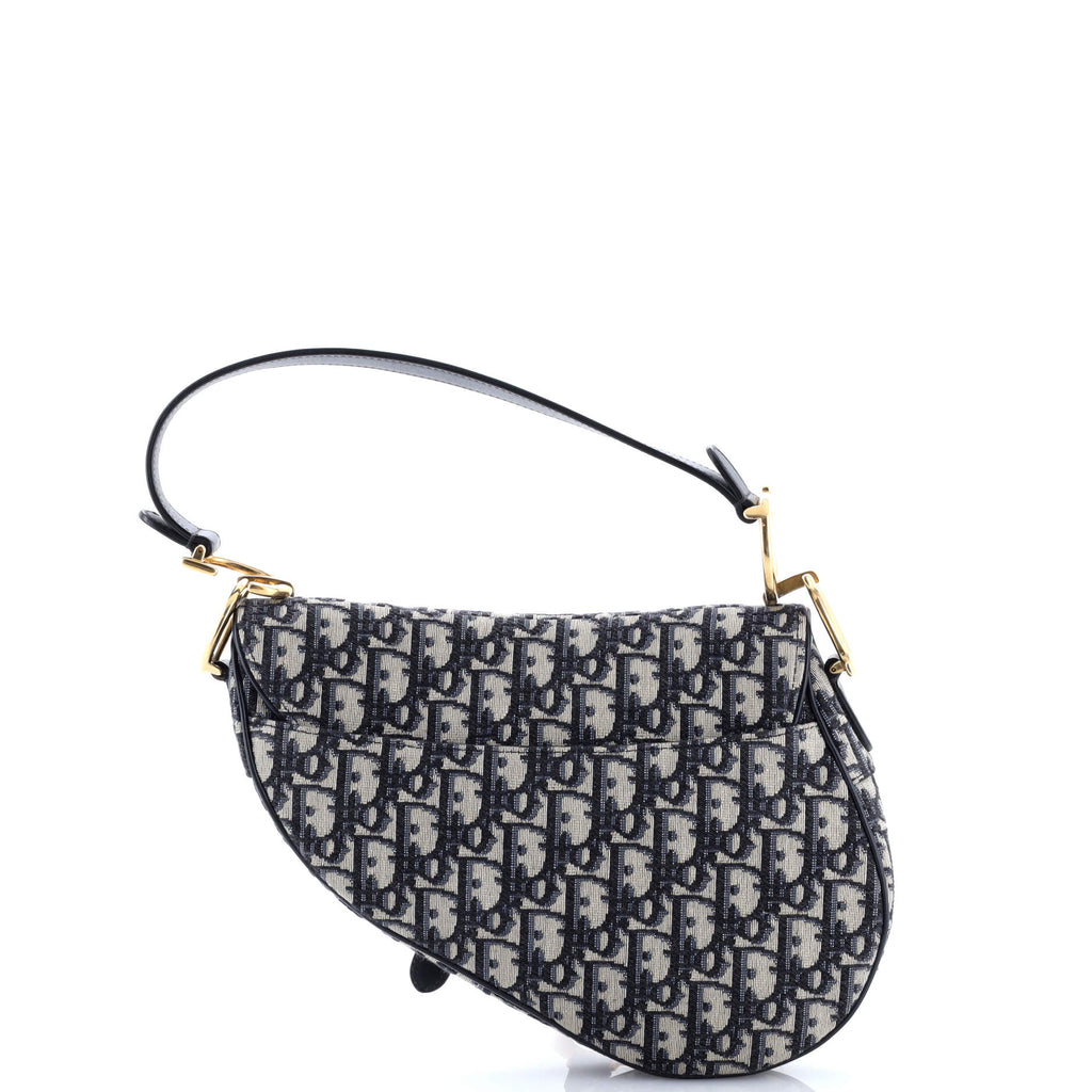 Saddle Handbag Oblique Canvas Mini